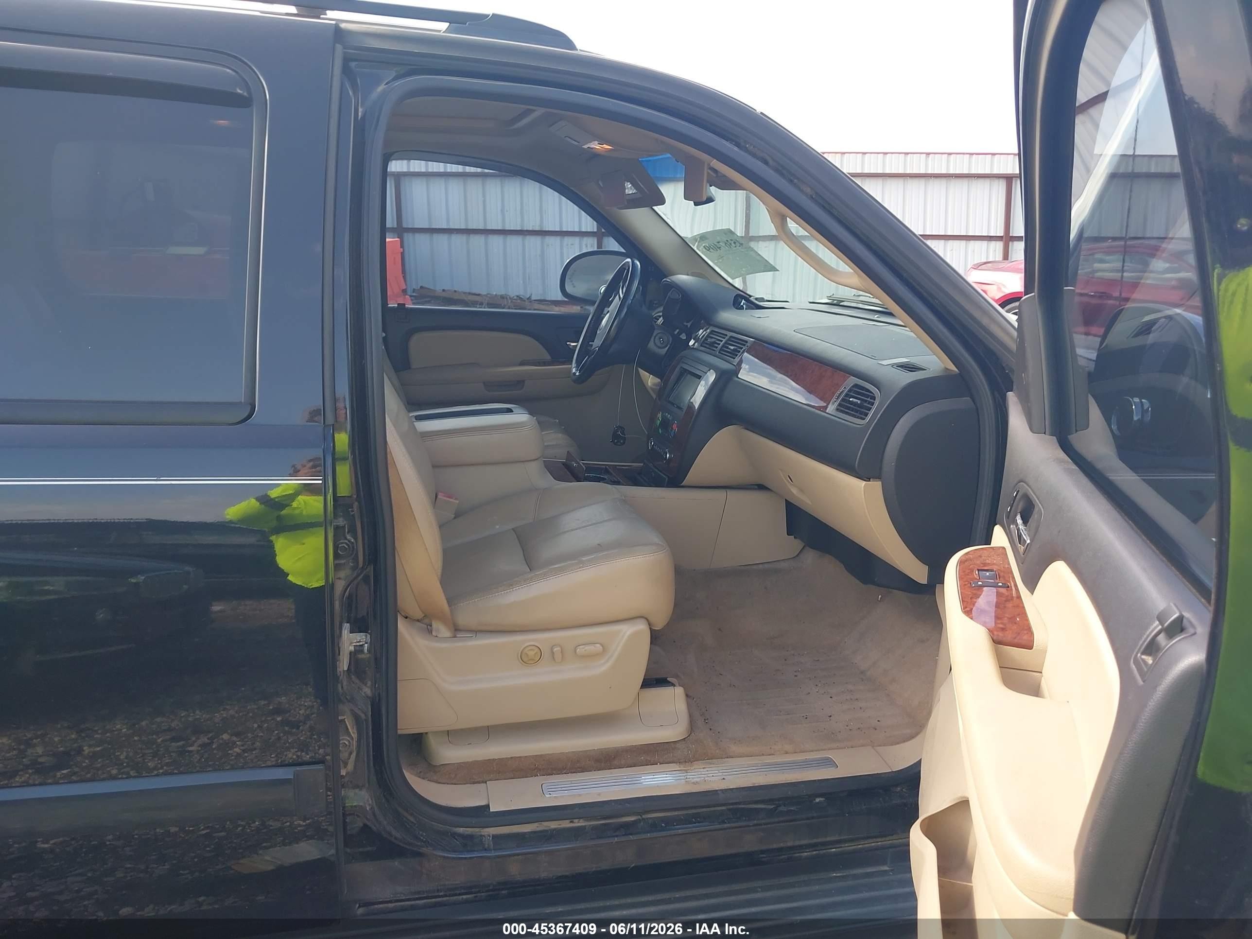 2008 Chevrolet Avalanche 1500 Ltz Black vin: 3GNEC12098G166368