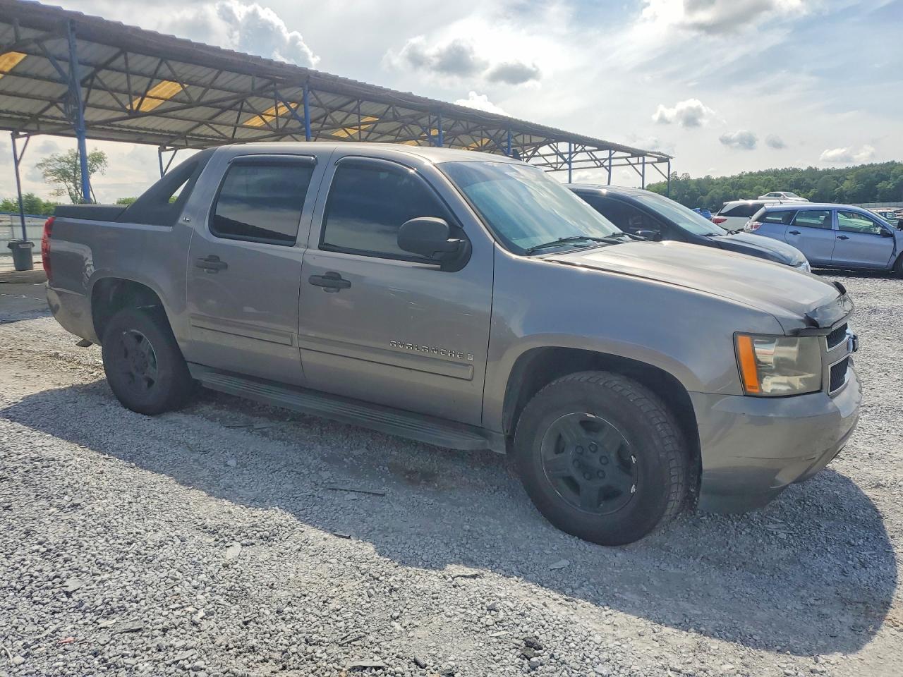 2007 Chevrolet Avalanche C1500 Gray vin: 3GNEC120X7G283925