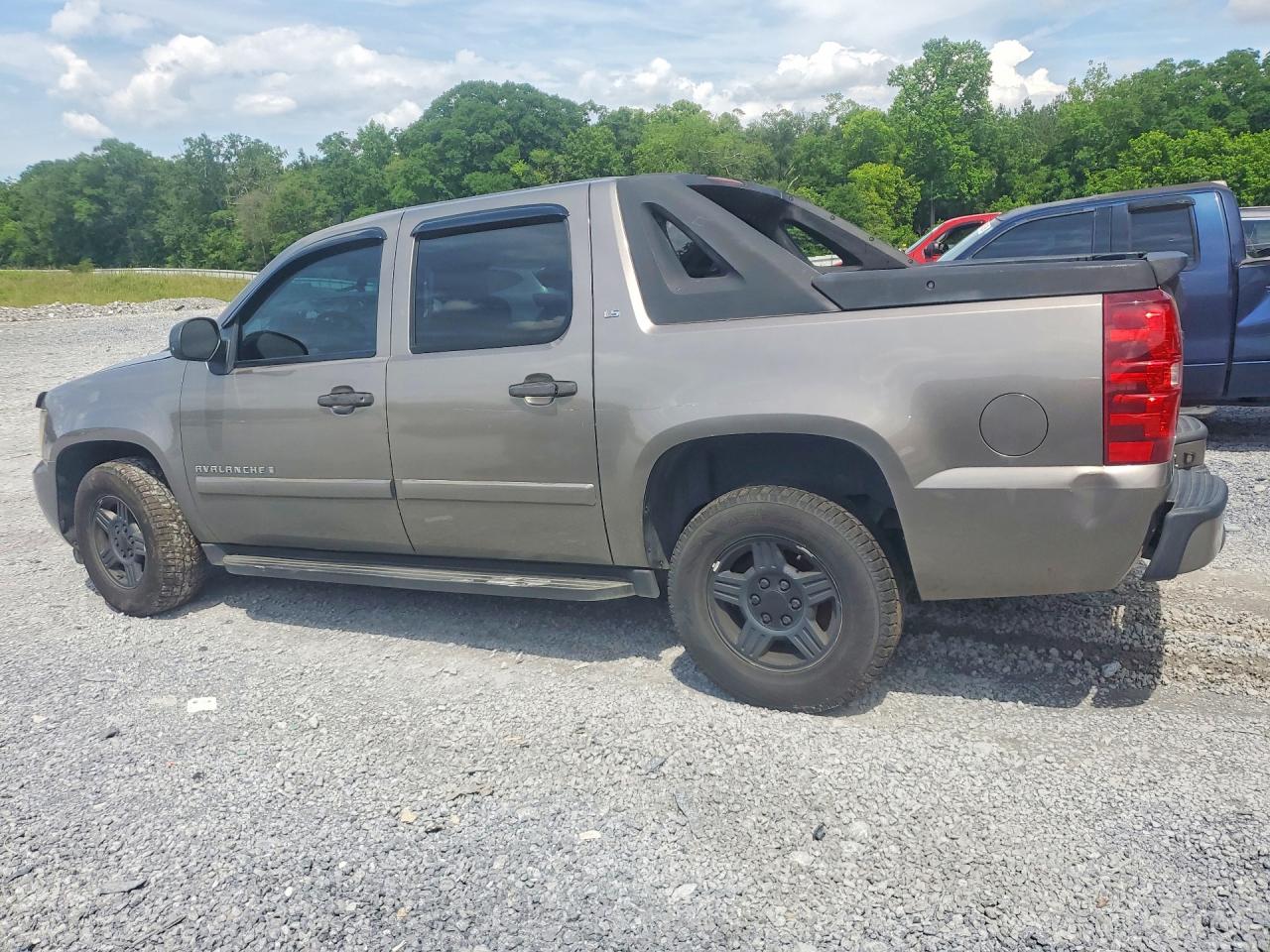 2007 Chevrolet Avalanche C1500 Gray vin: 3GNEC120X7G283925