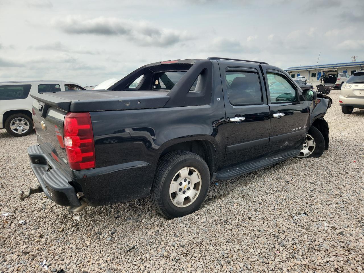 2008 Chevrolet Avalanche C1500 Black vin: 3GNEC120X8G121715