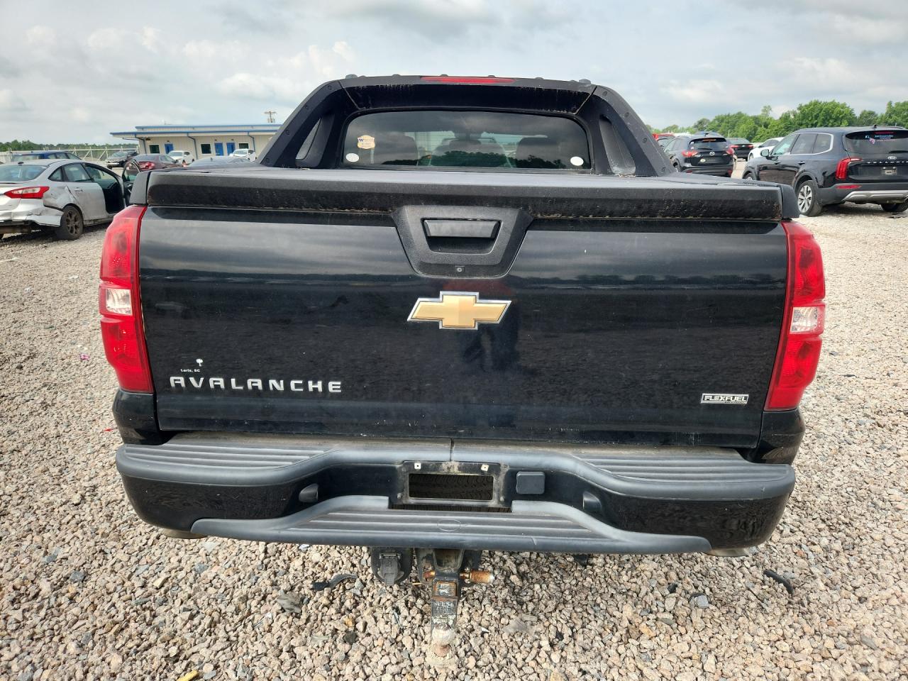2008 Chevrolet Avalanche C1500 Black vin: 3GNEC120X8G121715