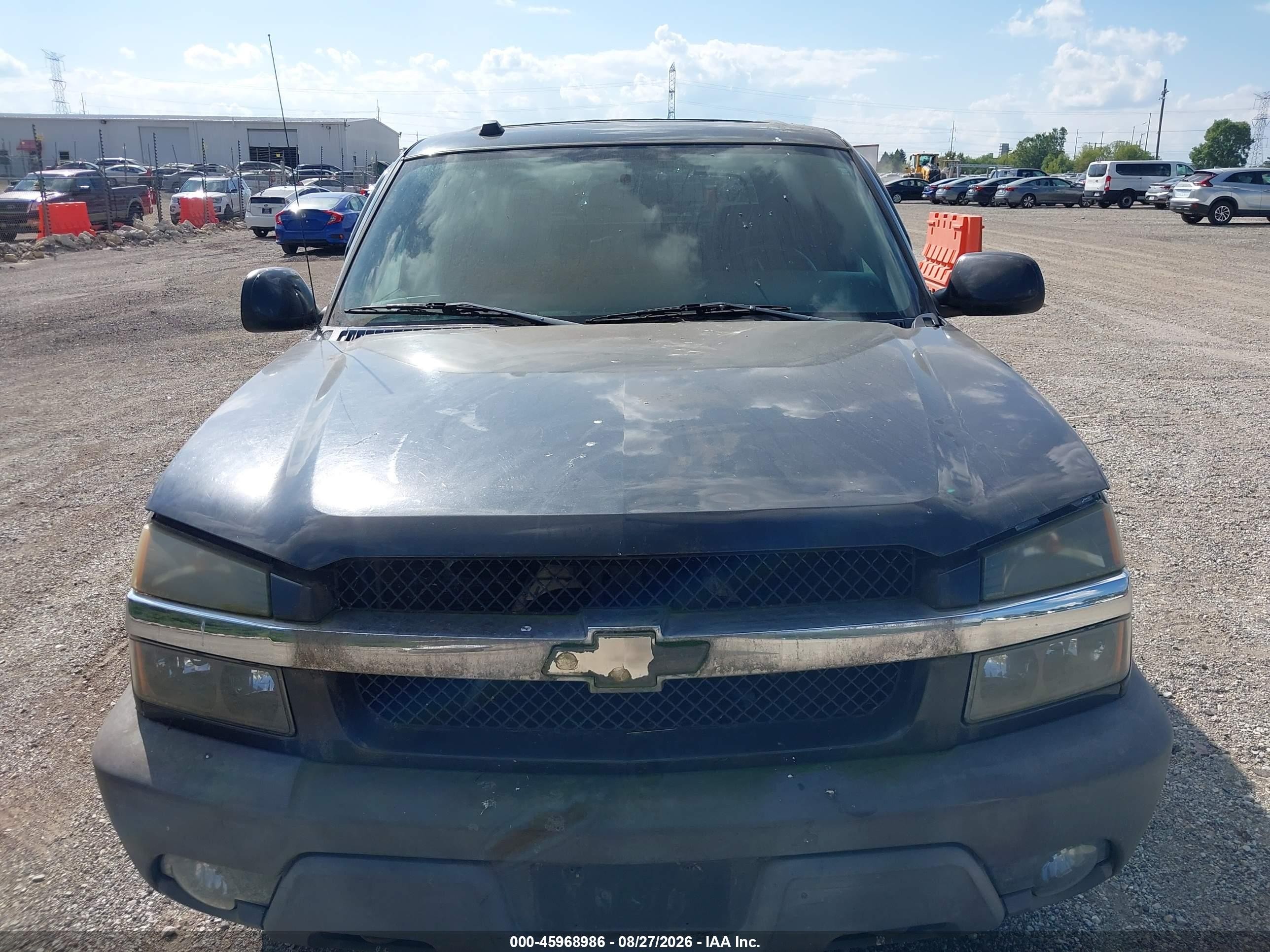 2004 Chevrolet Avalanche C1500 Black vin: 3GNEC12G74G247731