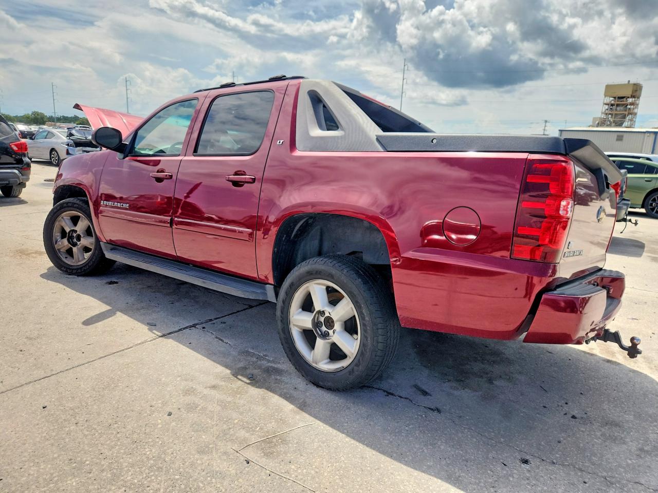2007 Chevrolet Avalanche C1500 Maroon vin: 3GNEC12J07G273056