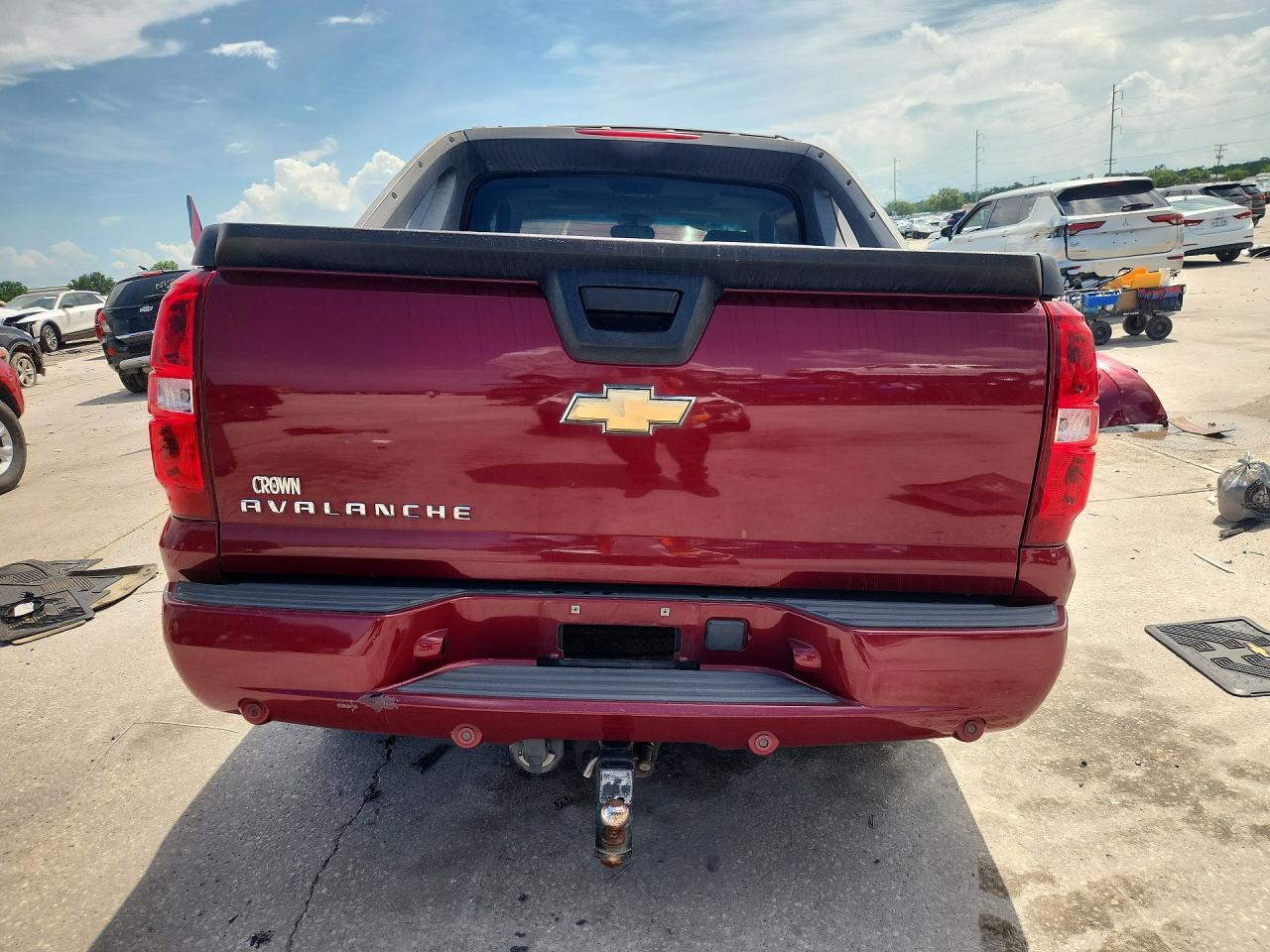 2007 Chevrolet Avalanche C1500 Maroon vin: 3GNEC12J07G273056