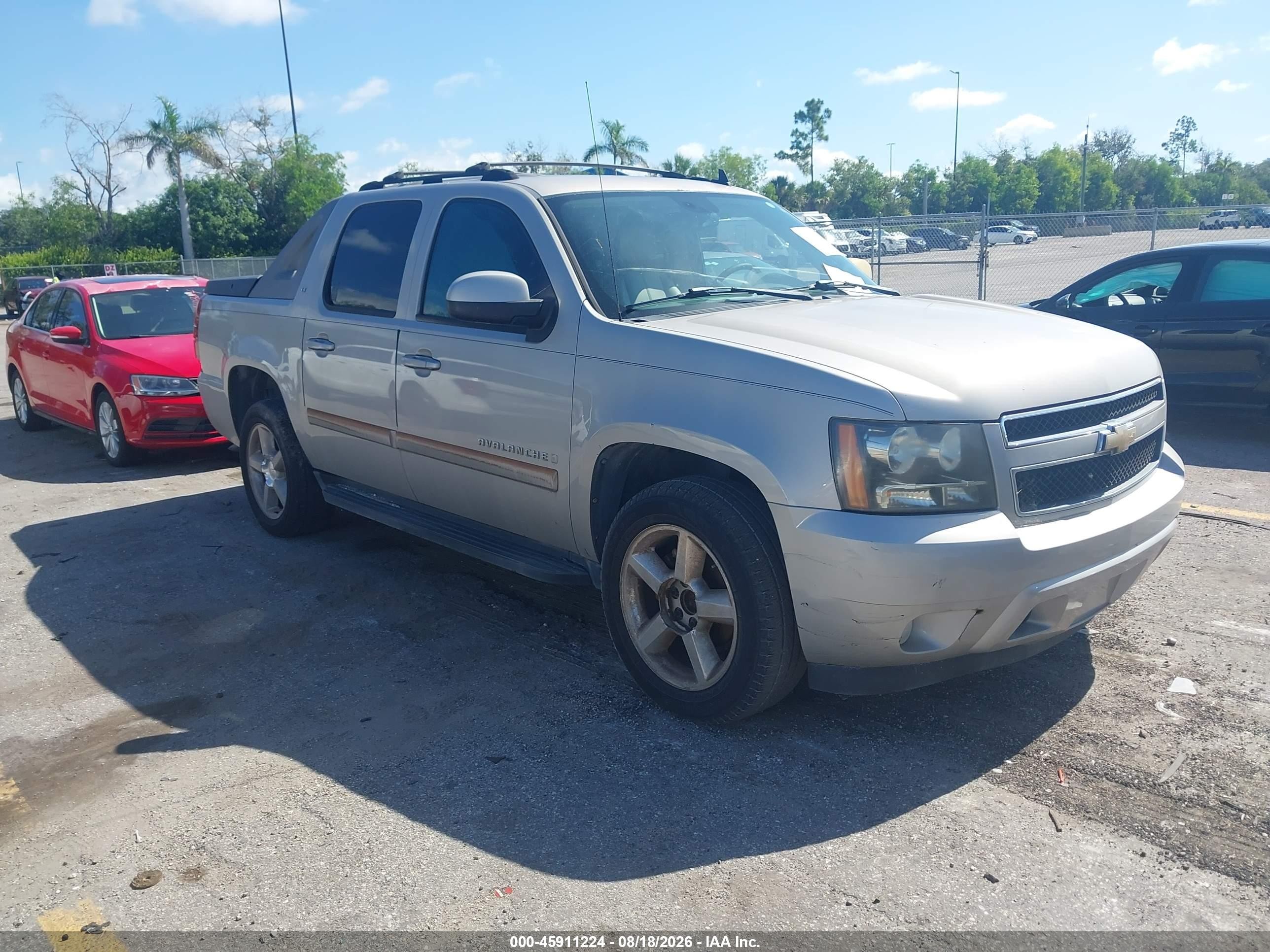 2007 Chevrolet Avalanche 1500 Lt Gold vin: 3GNEC12J27G185349