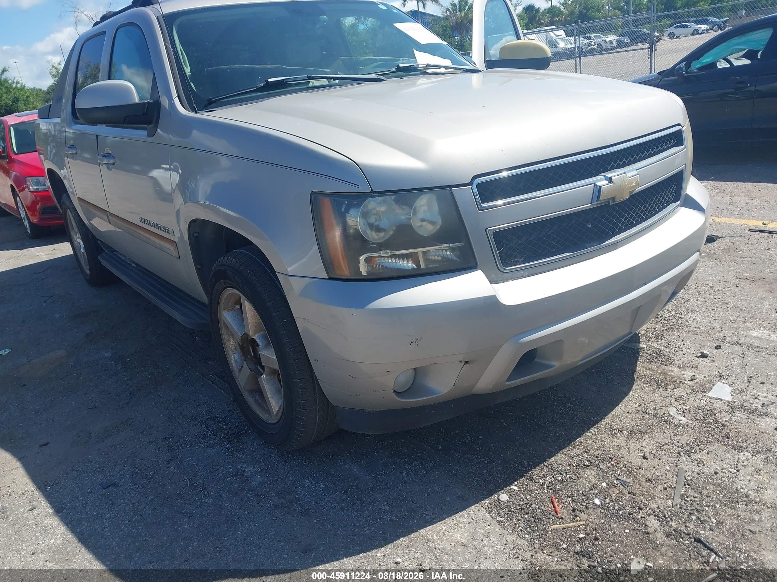 2007 Chevrolet Avalanche 1500 Lt Gold vin: 3GNEC12J27G185349