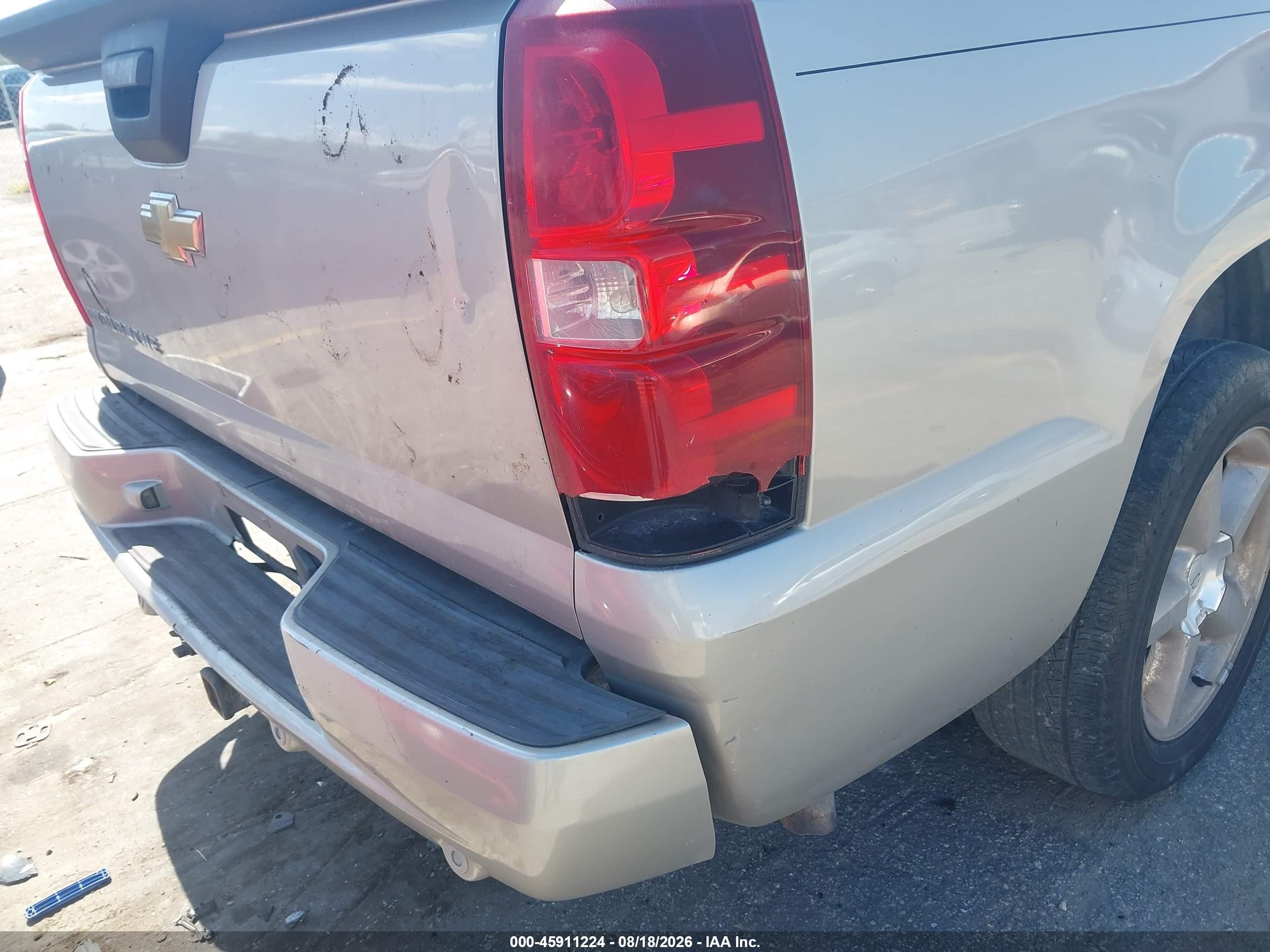 2007 Chevrolet Avalanche 1500 Lt Gold vin: 3GNEC12J27G185349