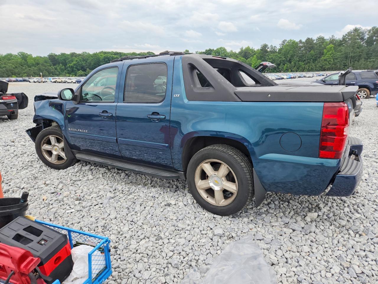 2007 Chevrolet Avalanche C1500 Turquoise vin: 3GNEC12J27G229608