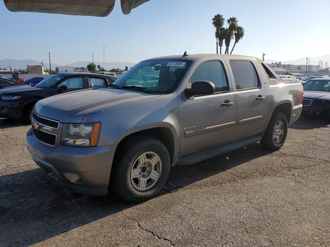 2008 Chevrolet Avalanche C1500 Gray vin: 3GNEC12J28G291477