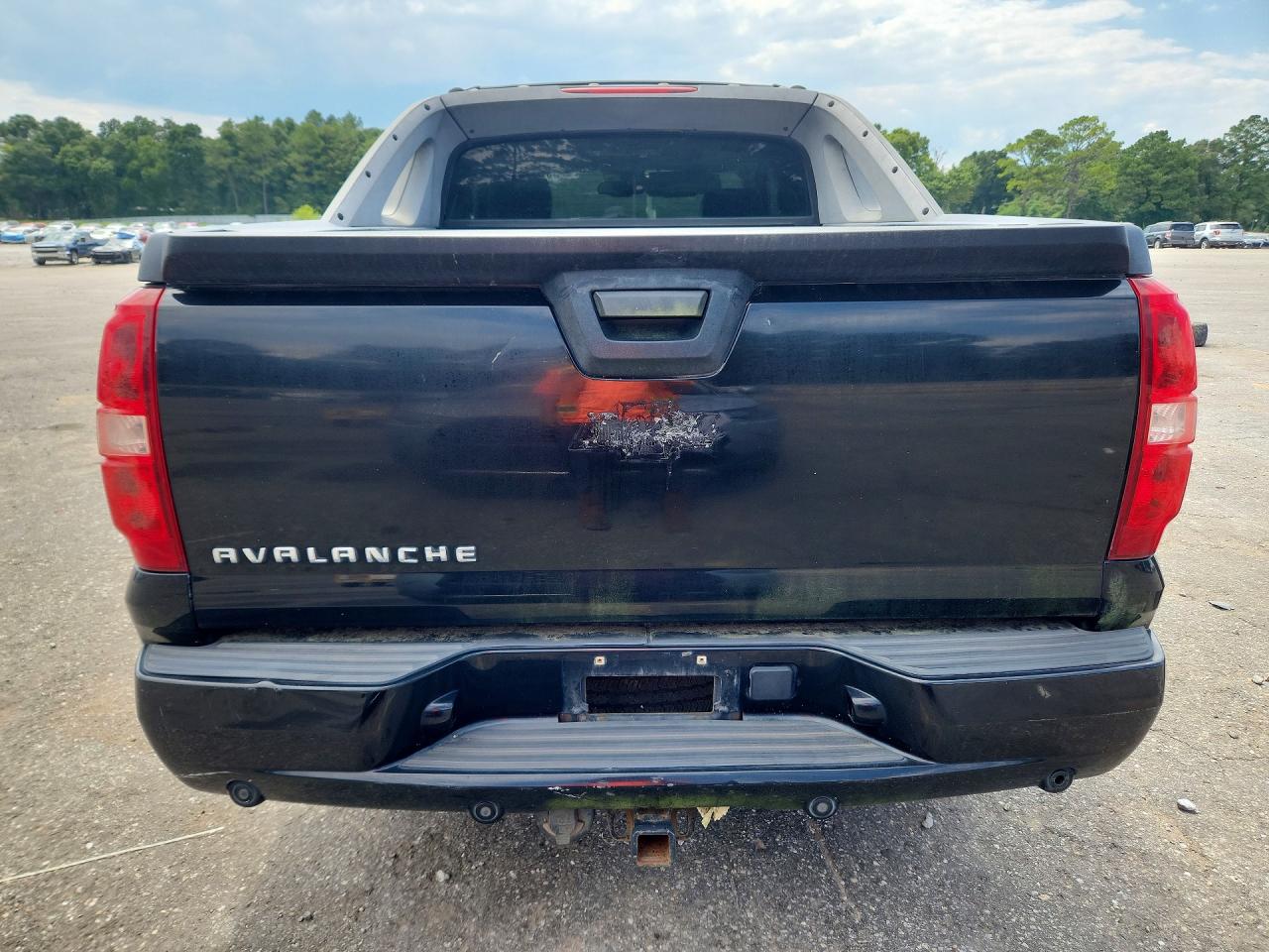 2007 Chevrolet Avalanche Black vin: 3GNEC12J37G121112