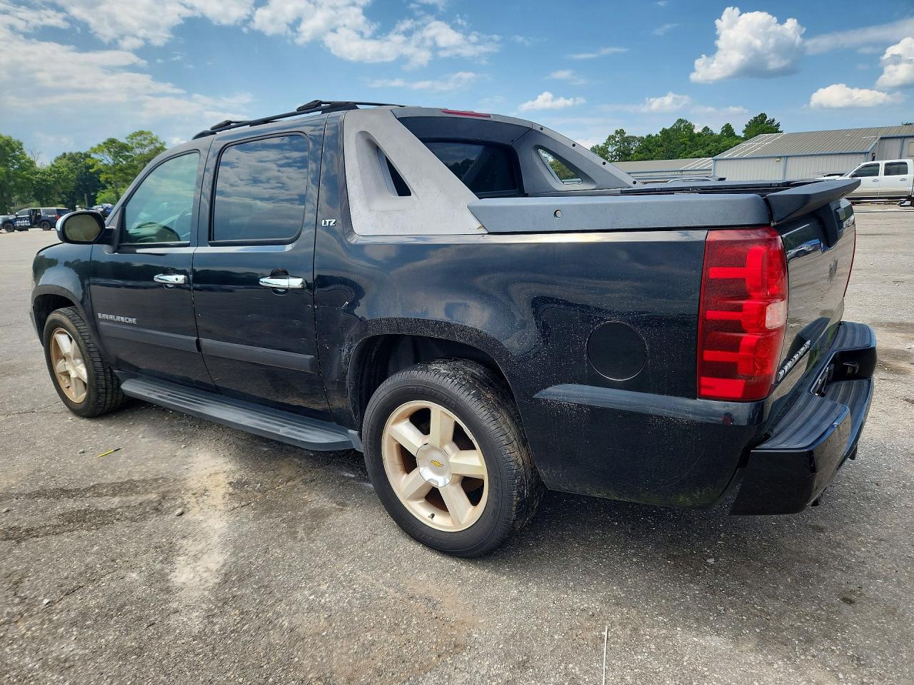 2007 Chevrolet Avalanche Black vin: 3GNEC12J37G121112