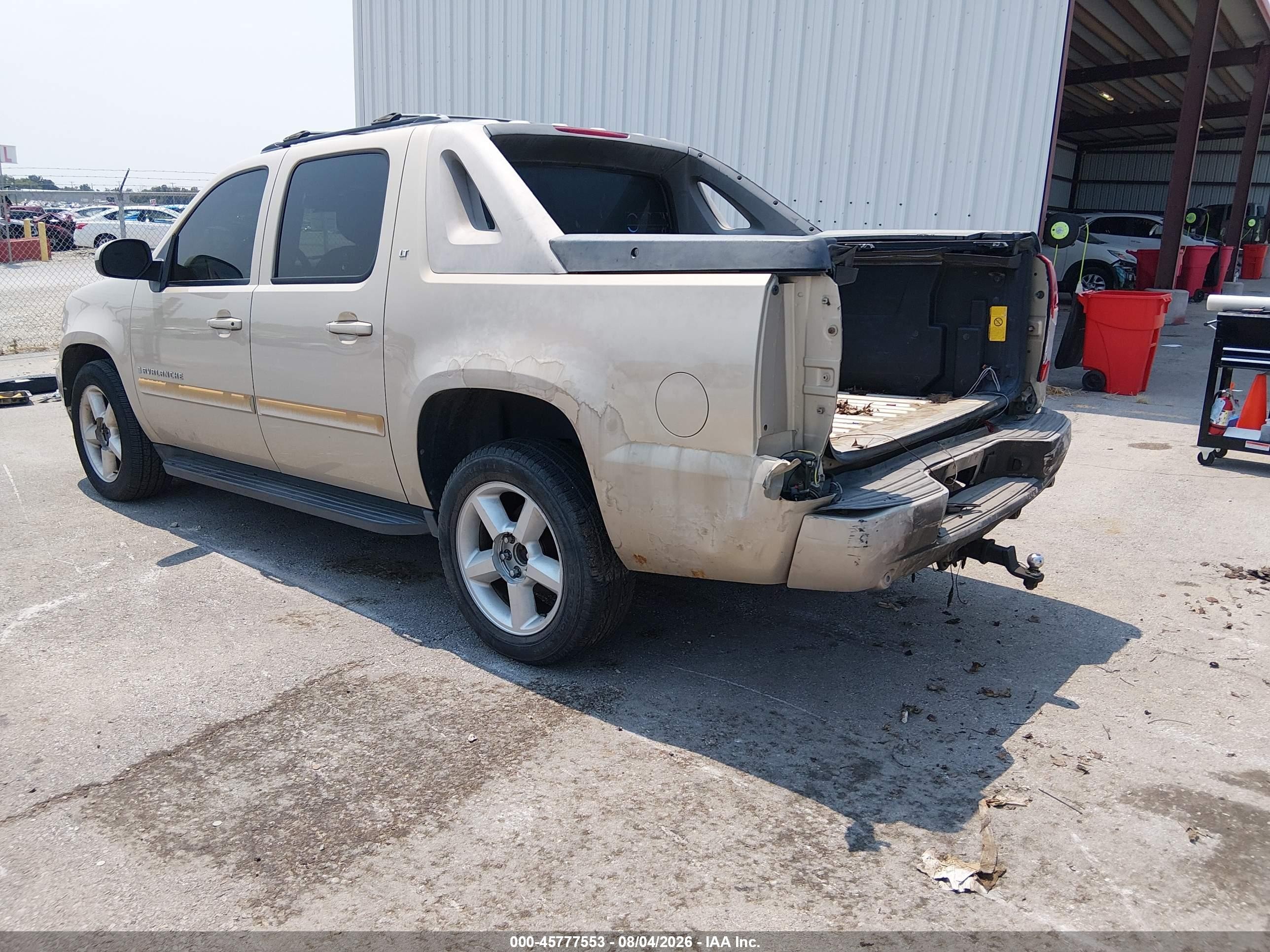 2008 Chevrolet Avalanche 1500 Lt Tan vin: 3GNEC12J38G278060