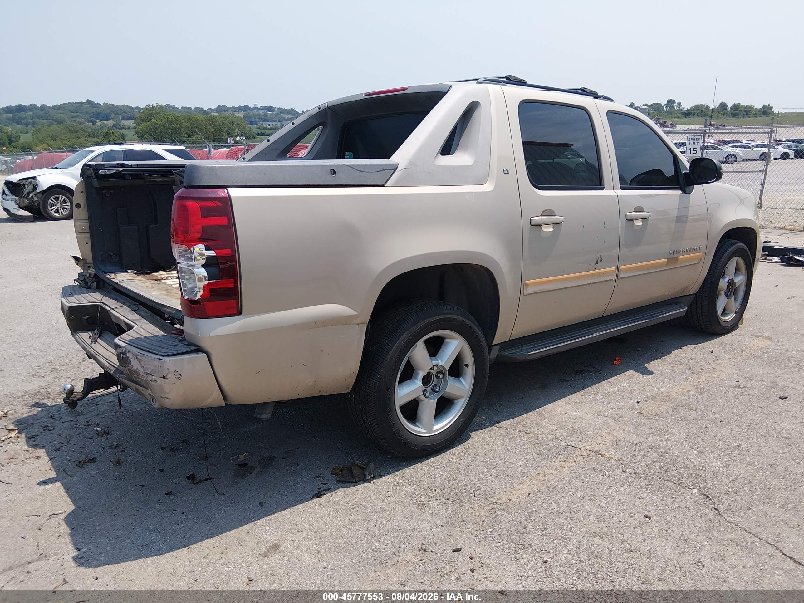 2008 Chevrolet Avalanche 1500 Lt Tan vin: 3GNEC12J38G278060