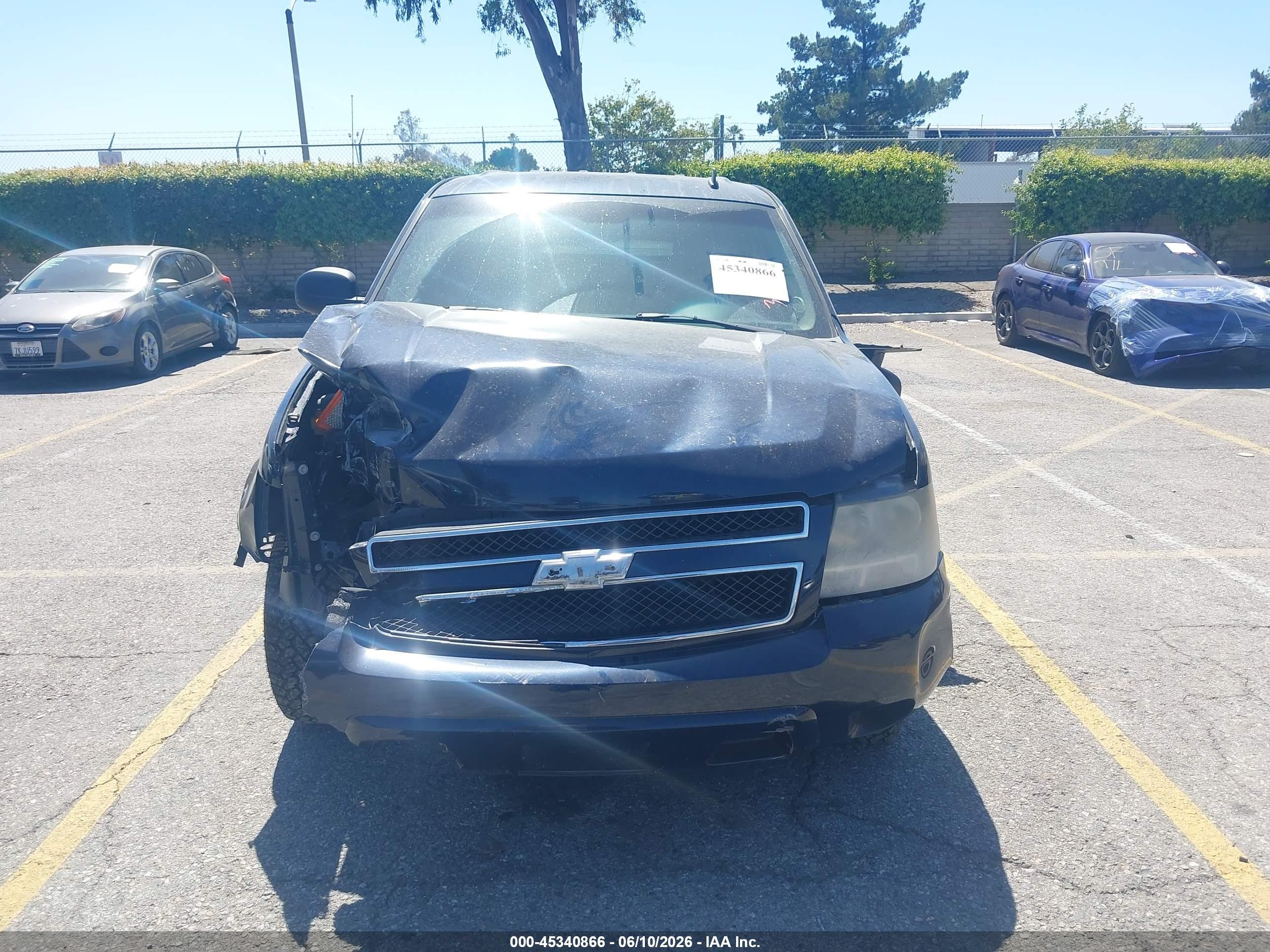 2007 Chevrolet Avalanche 1500 Ls Blue vin: 3GNEC12J47G267518