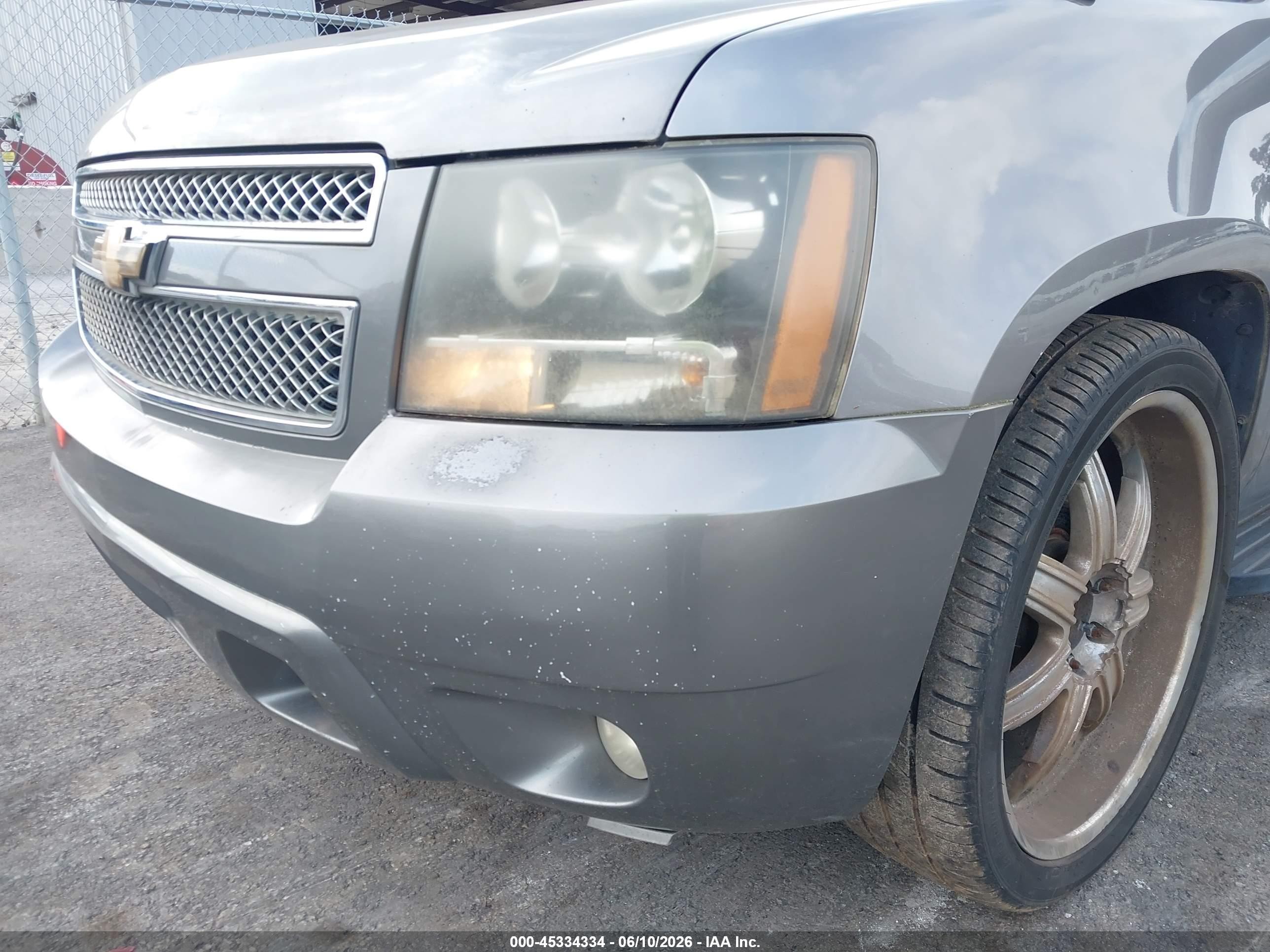 2007 Chevrolet Avalanche 1500 Ls Gray vin: 3GNEC12J47G318841