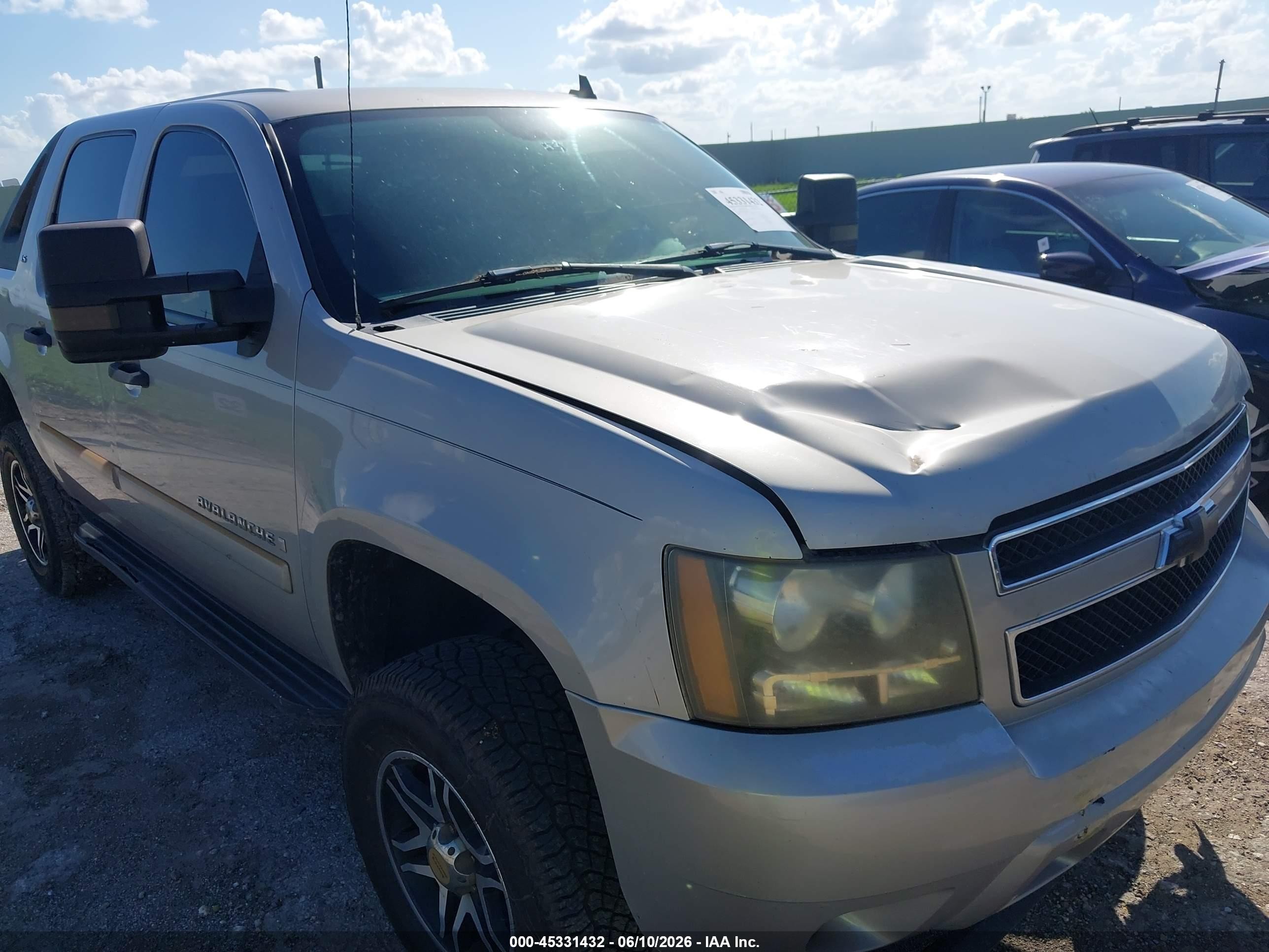 2007 Chevrolet Avalanche 1500 Ls Beige vin: 3GNEC12J77G319529