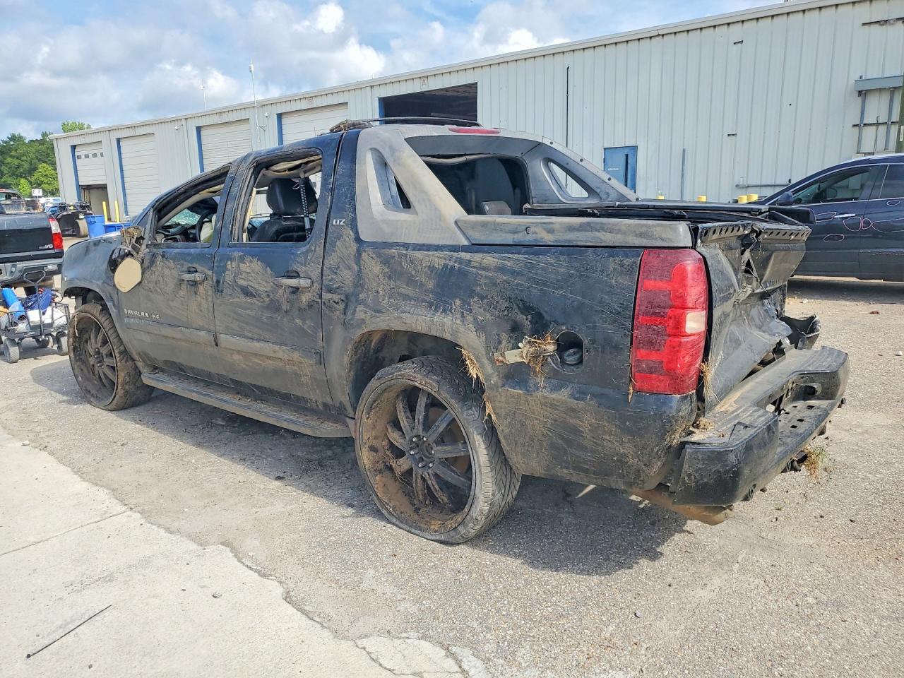 2007 Chevrolet Avalanche C1500 Black vin: 3GNEC12J97G152333