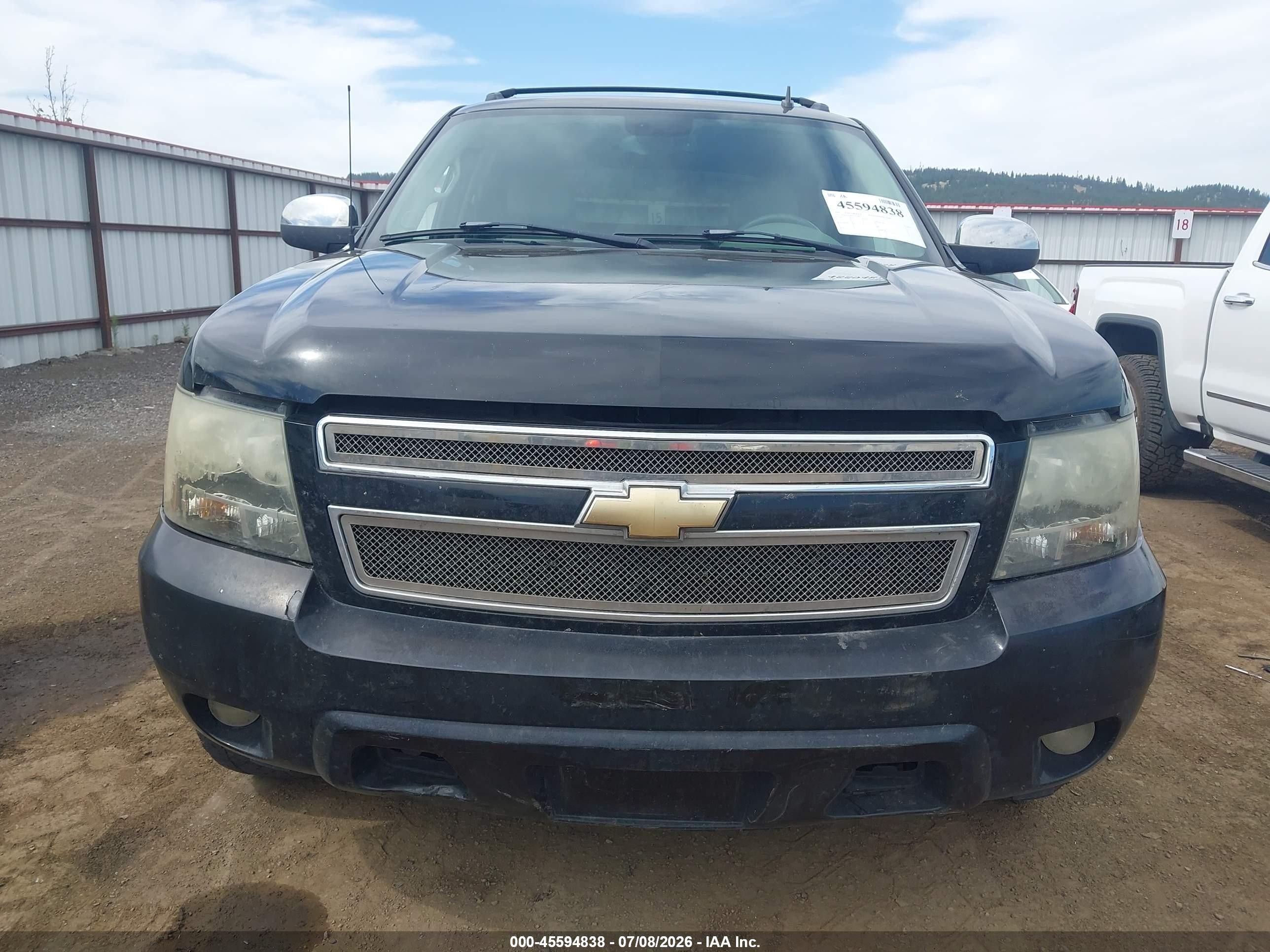 2007 Chevrolet Avalanche 1500 Lt Черный vin: 3GNEC12J97G311190