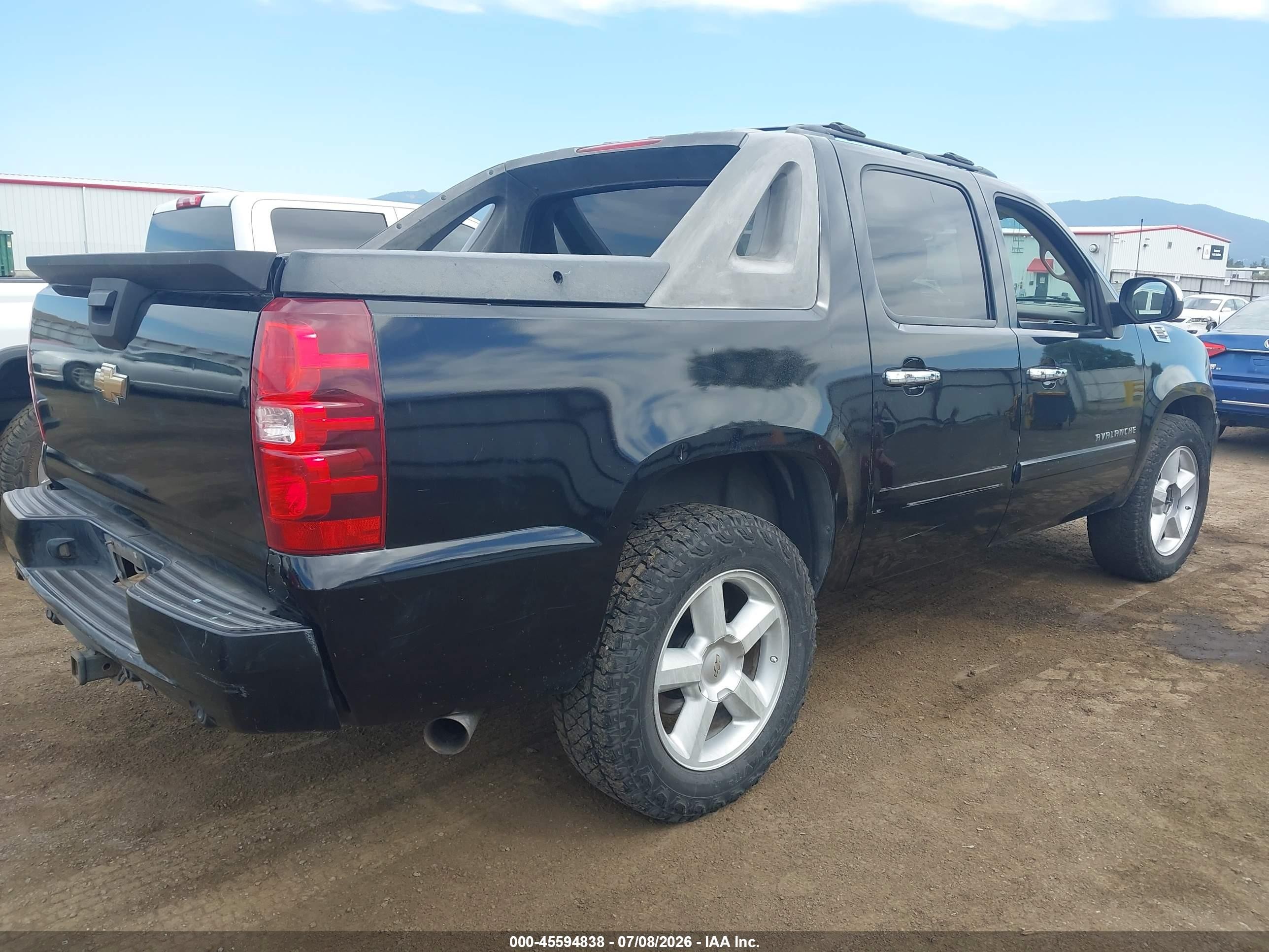 2007 Chevrolet Avalanche 1500 Lt Черный vin: 3GNEC12J97G311190