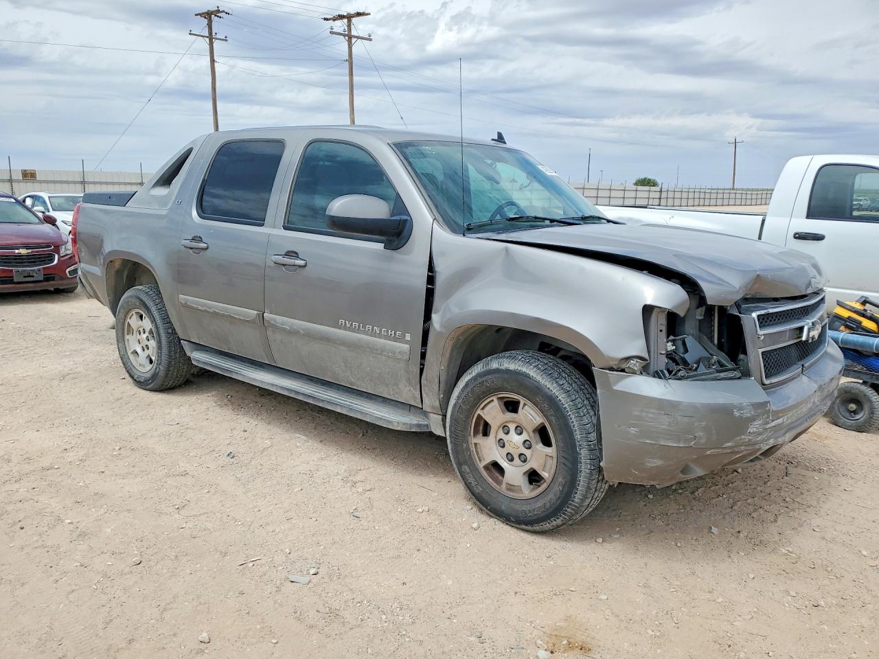 2007 Chevrolet Avalanche C1500 Gray vin: 3GNEC12JX7G294450