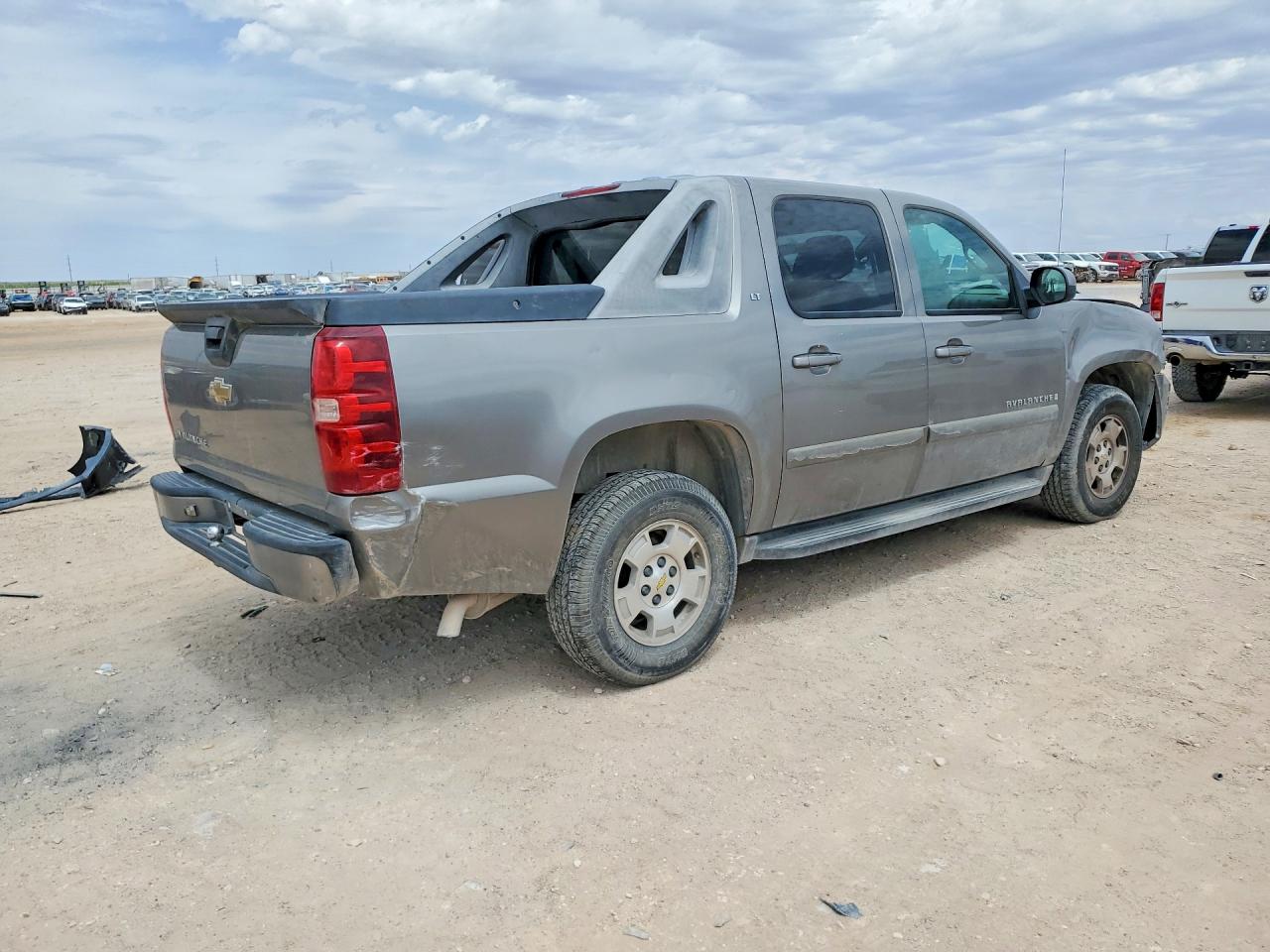 2007 Chevrolet Avalanche C1500 Gray vin: 3GNEC12JX7G294450