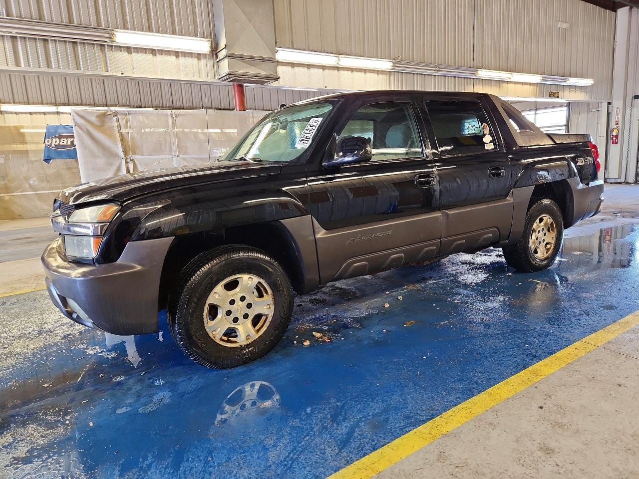 2004 Chevrolet Avalanche C1500 Black vin: 3GNEC12T14G215454
