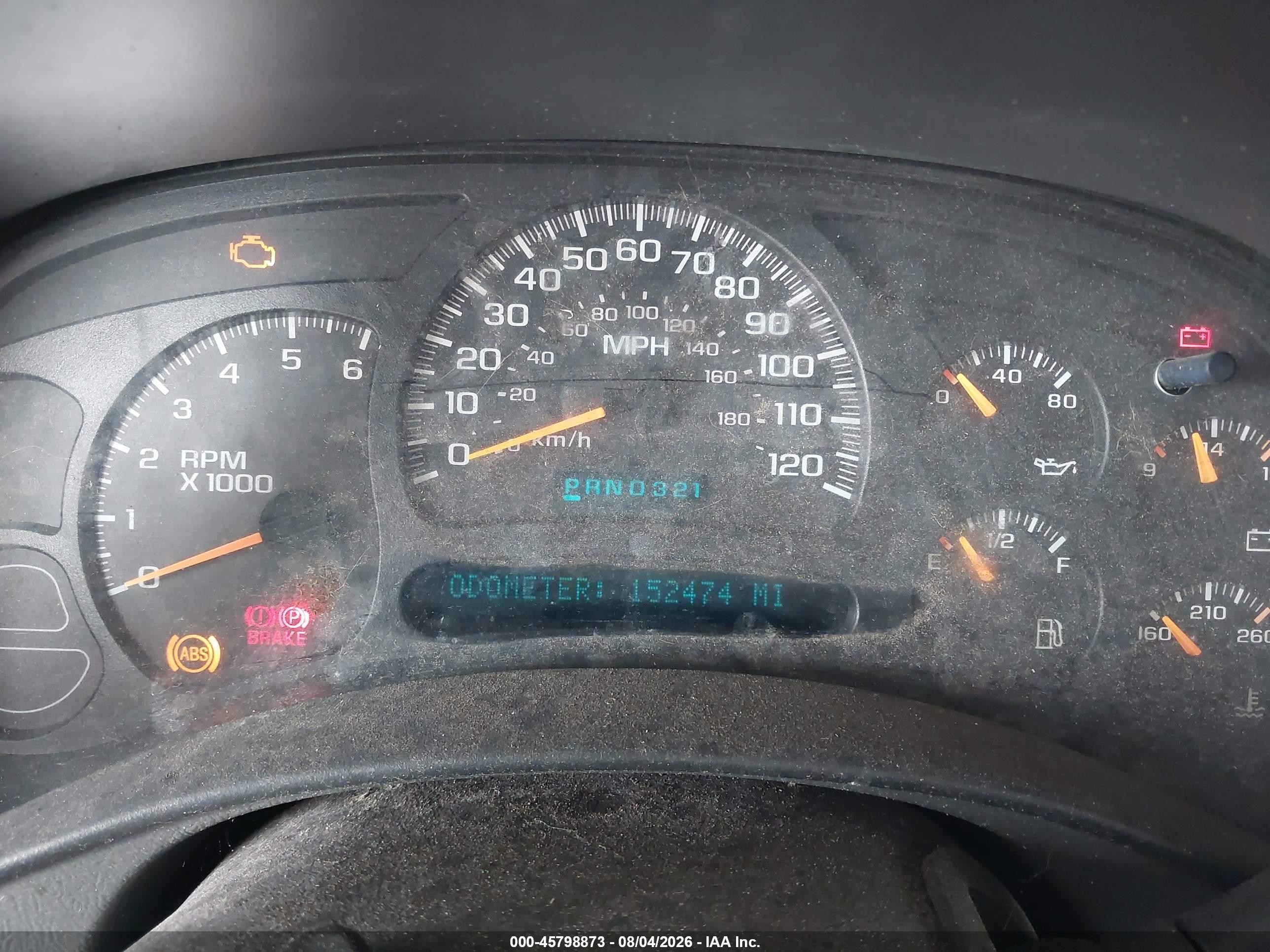 2004 Chevrolet Avalanche 1500   Beige vin: 3GNEC12T14G255615