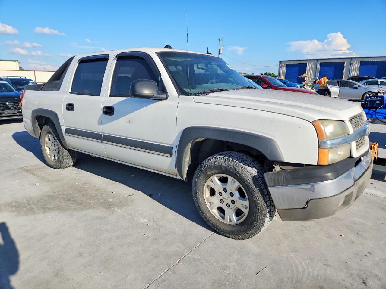 2004 Chevrolet Avalanche C1500 White vin: 3GNEC12T24G104248