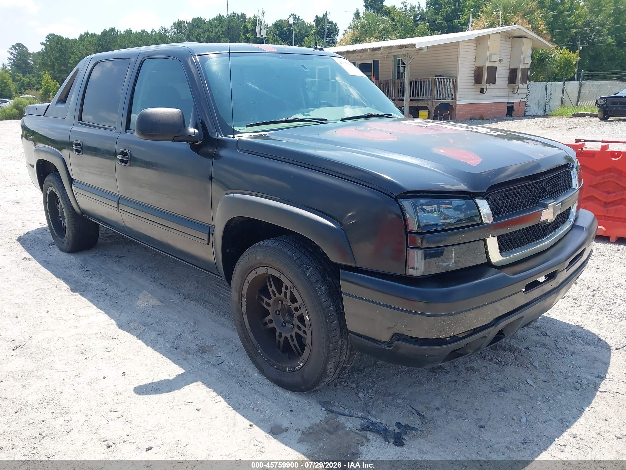 2004 Chevrolet Avalanche 1500   Black vin: 3GNEC12T34G124699