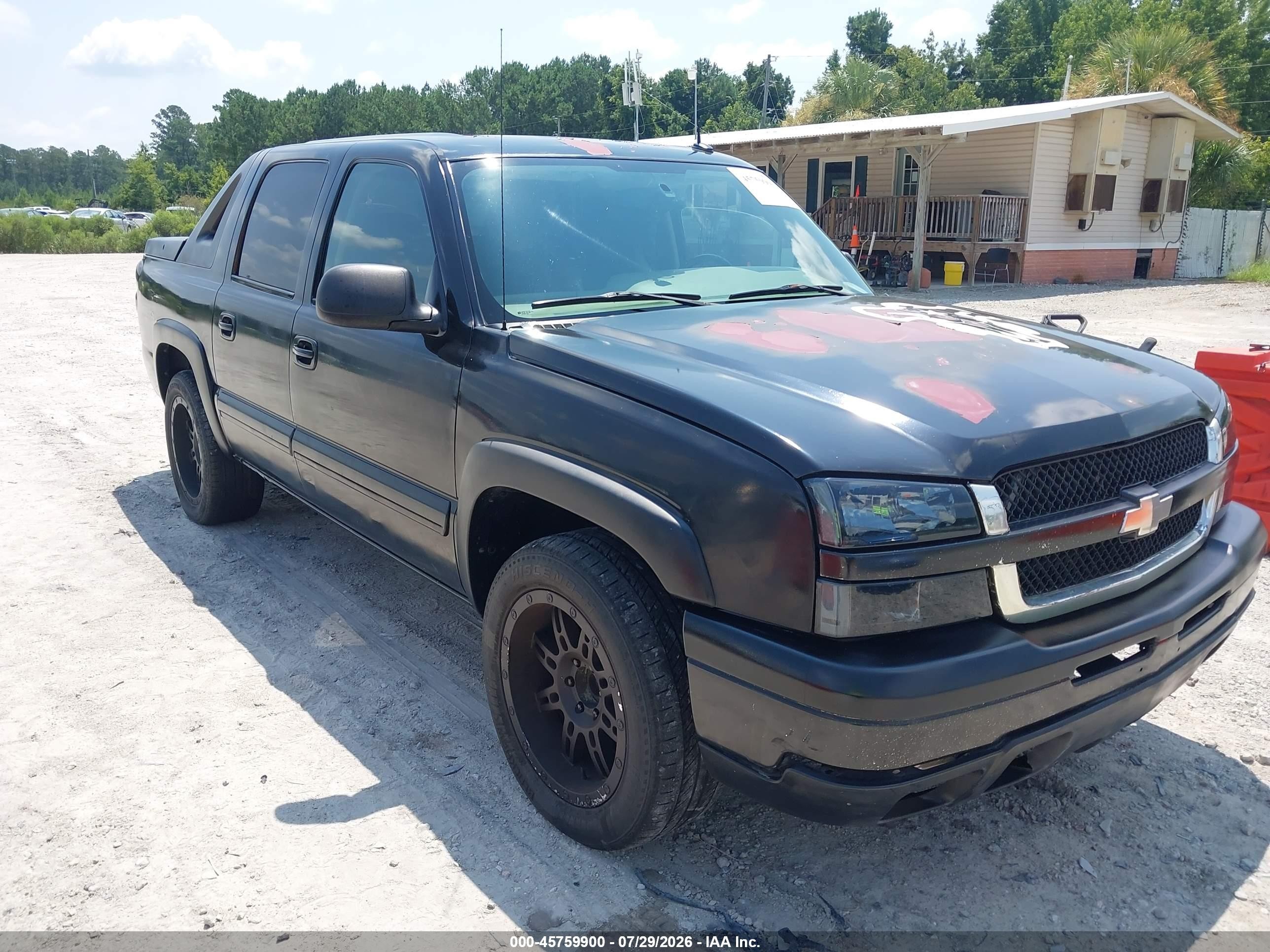 2004 Chevrolet Avalanche 1500   Black vin: 3GNEC12T34G124699