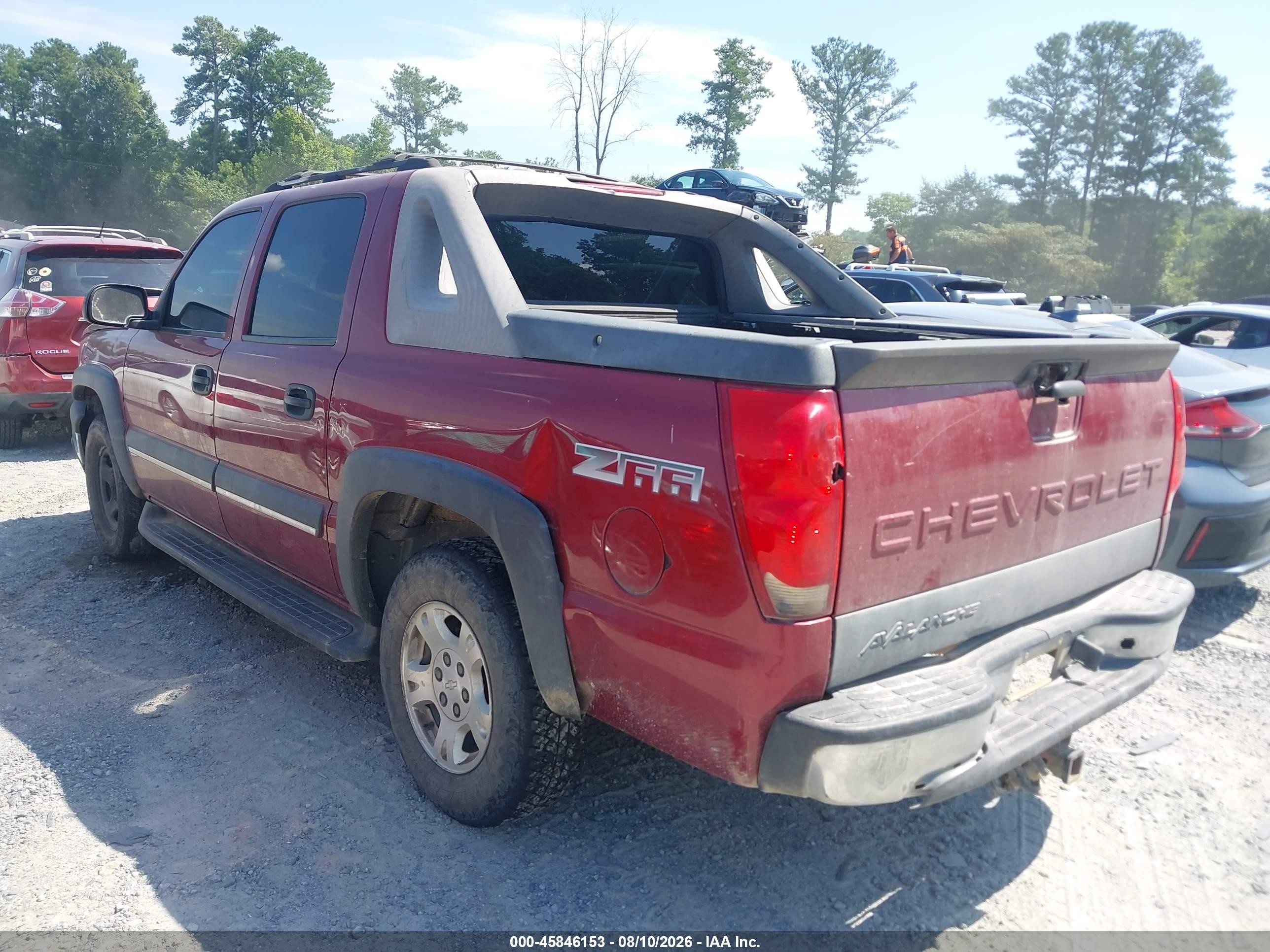2004 Chevrolet Avalanche 1500   Maroon vin: 3GNEC12T44G140068