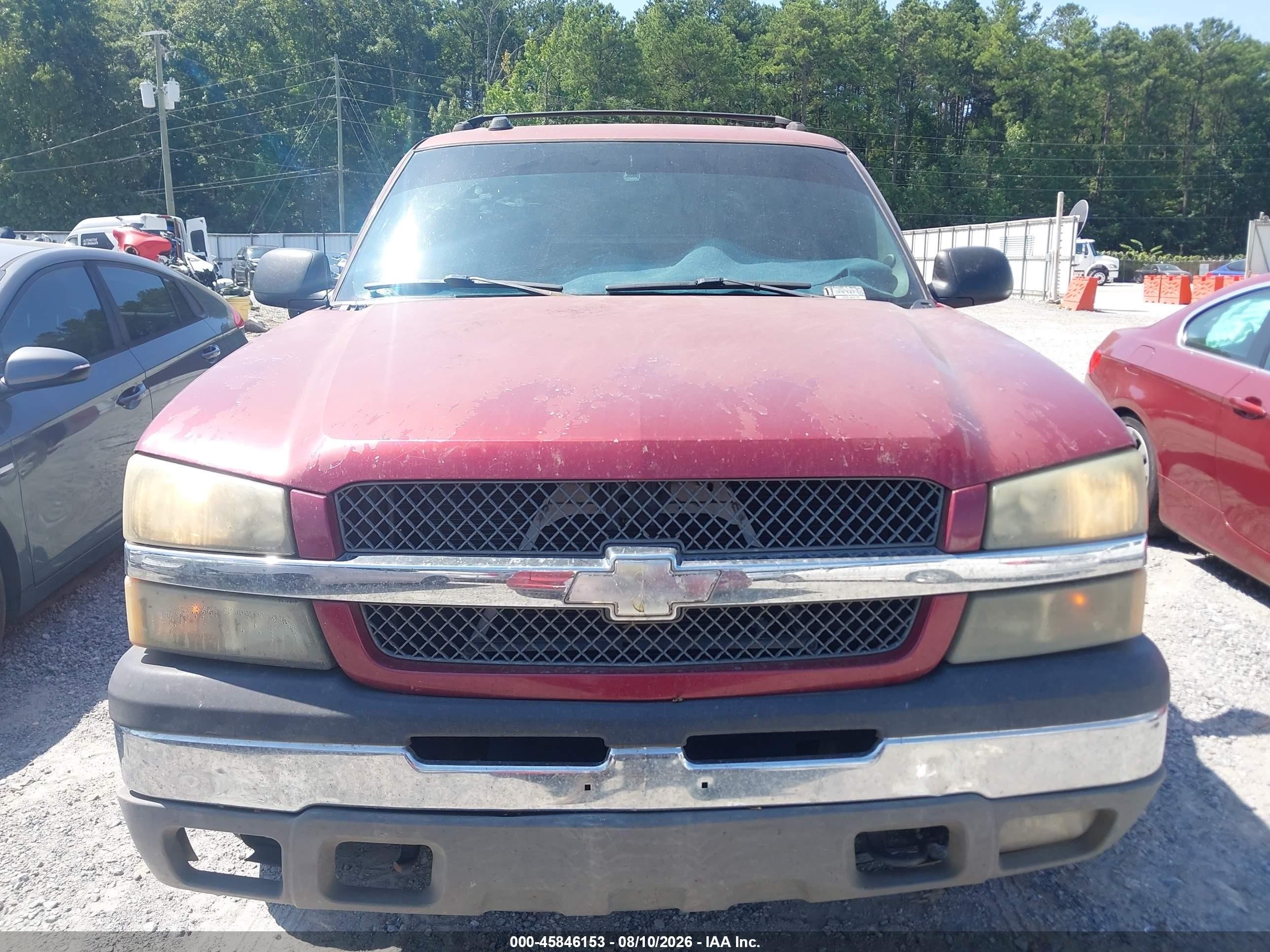 2004 Chevrolet Avalanche 1500   Maroon vin: 3GNEC12T44G140068