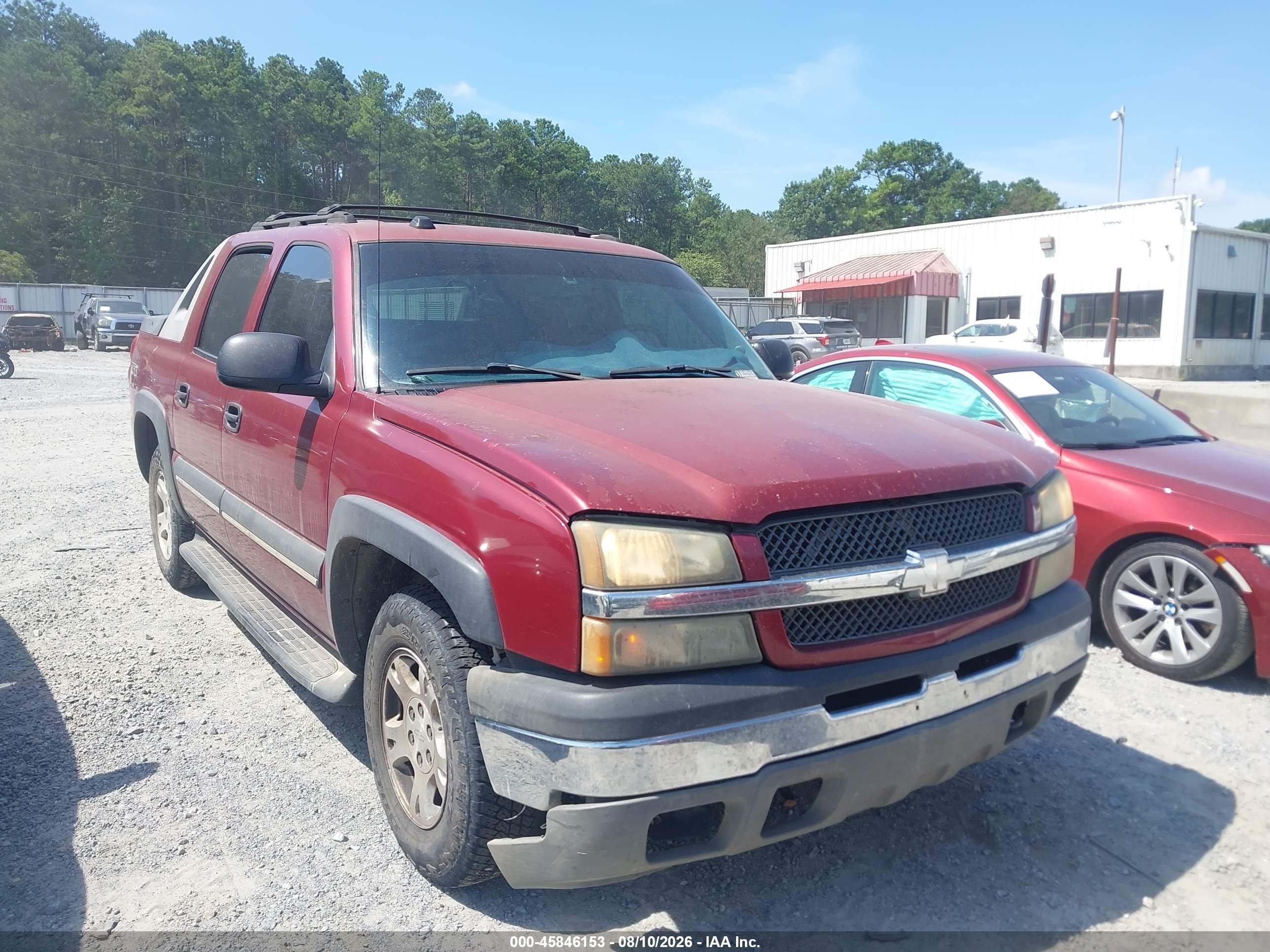 2004 Chevrolet Avalanche 1500   Maroon vin: 3GNEC12T44G140068