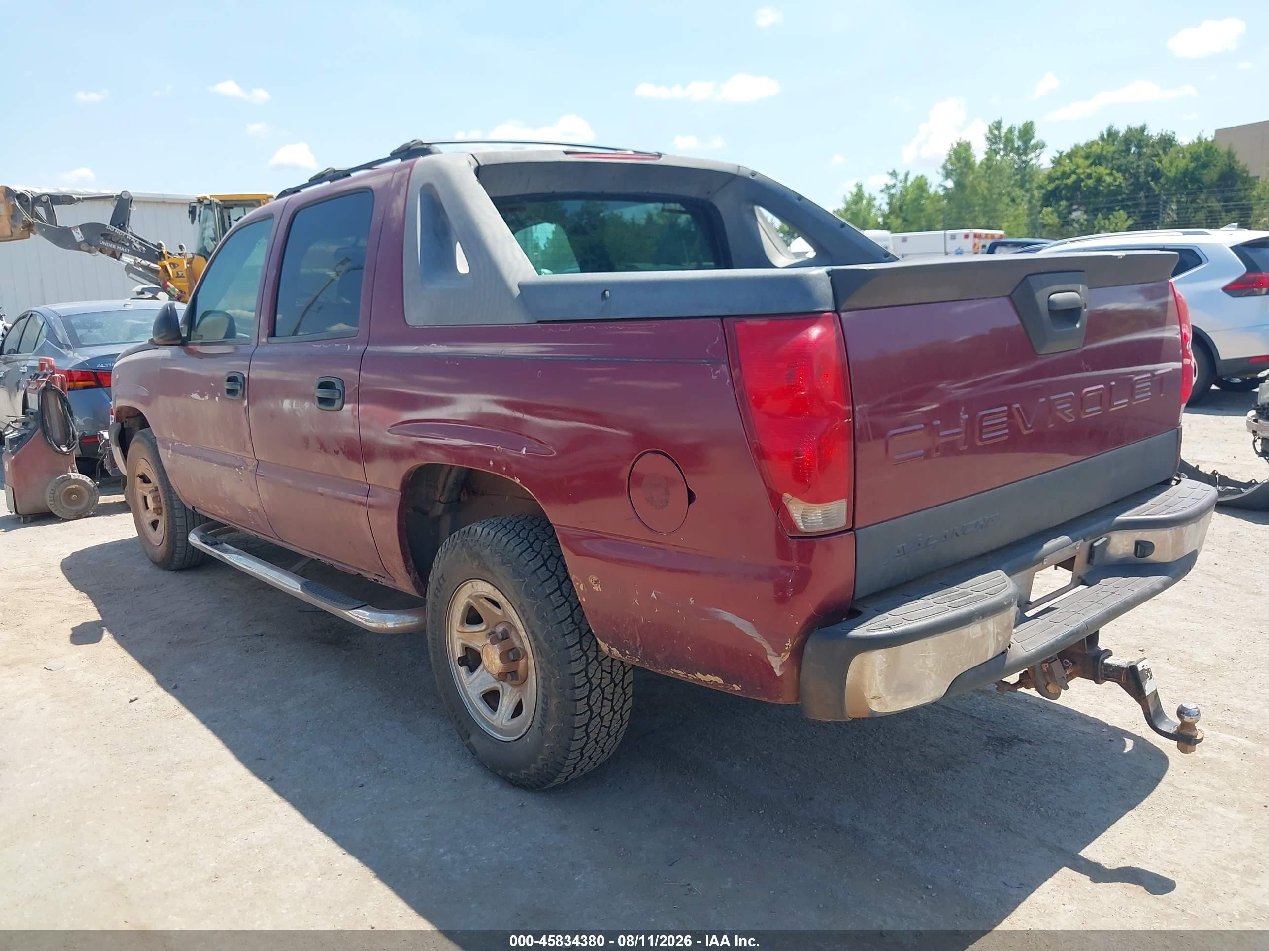 2004 Chevrolet Avalanche 1500   Red vin: 3GNEC12T44G176245