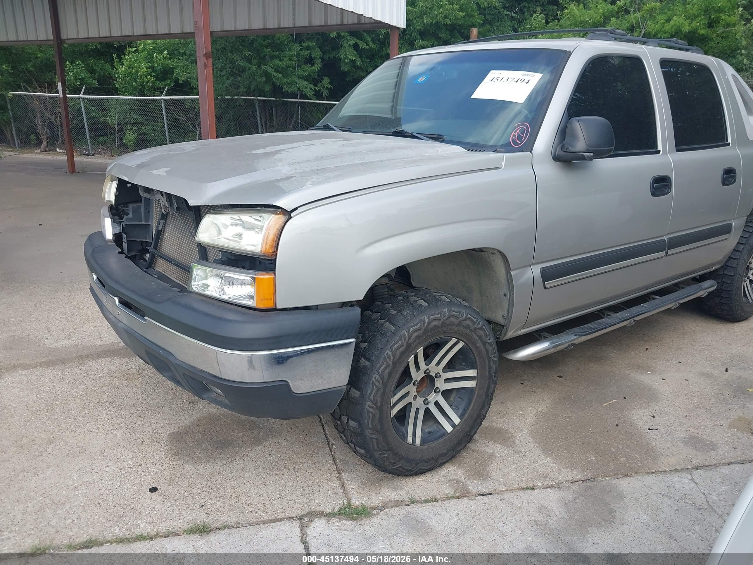2004 Chevrolet Avalanche 1500   Silver vin: 3GNEC12T44G337922