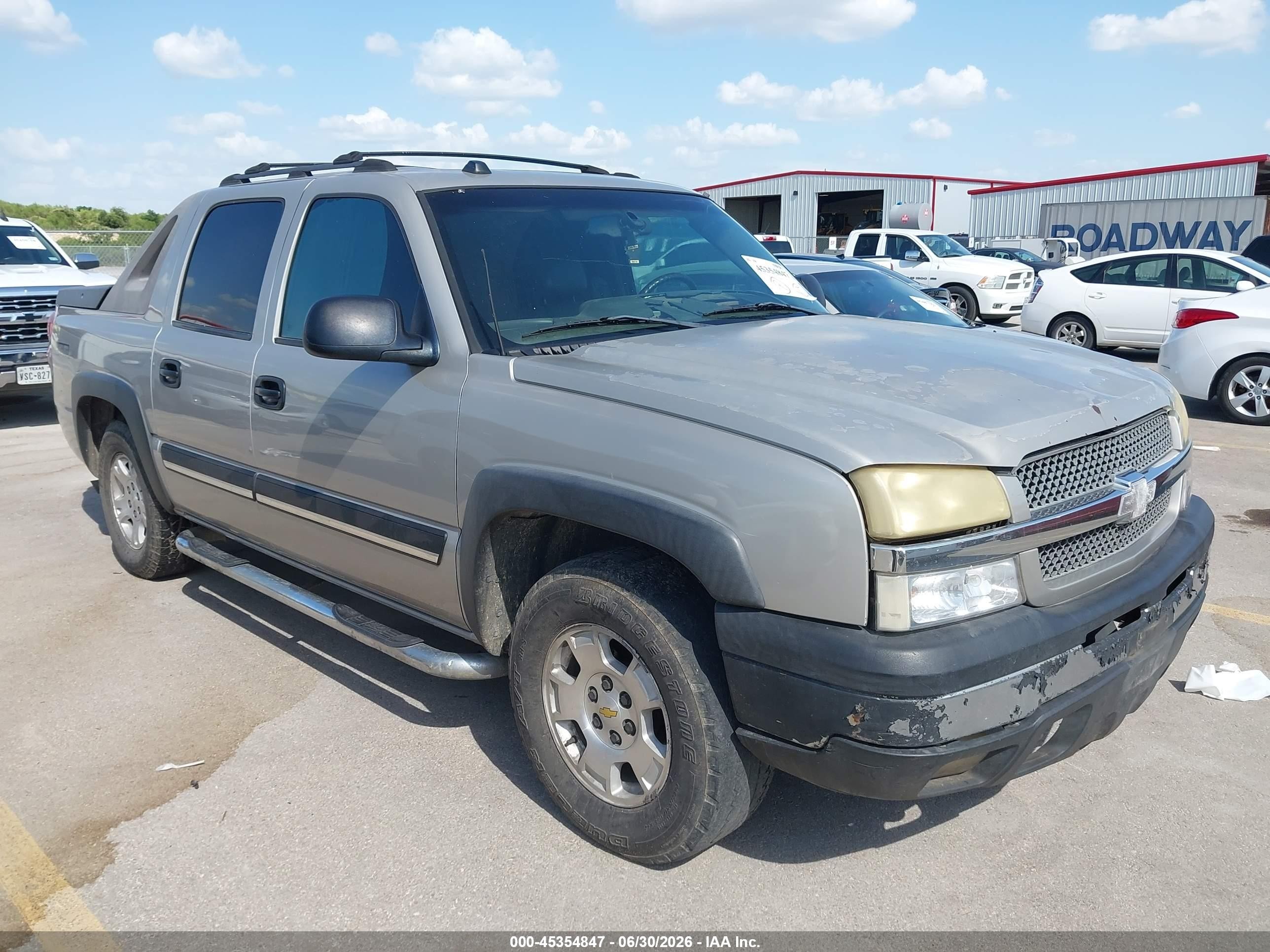 2004 Chevrolet Avalanche 1500   Gray vin: 3GNEC12T54G254547