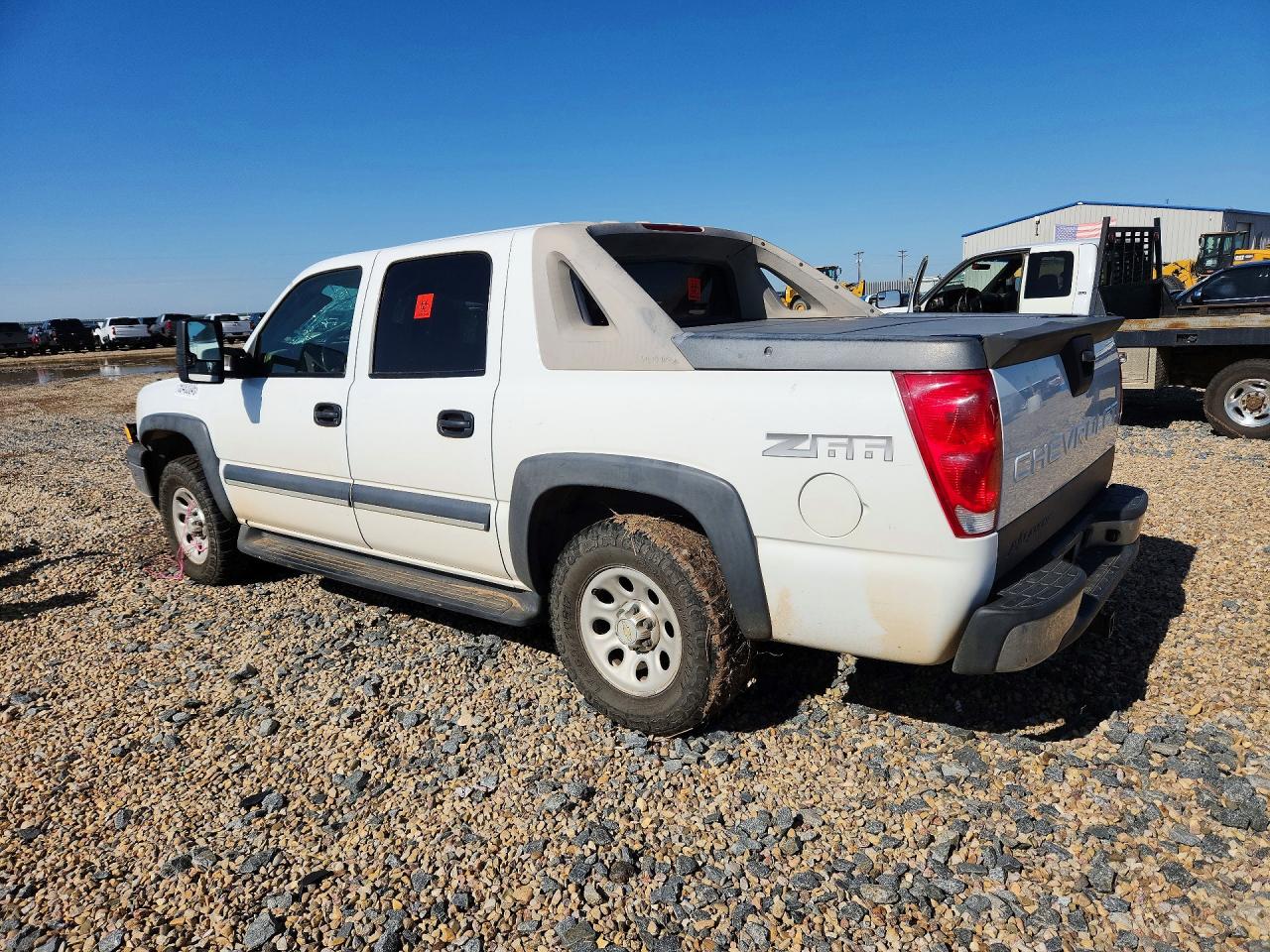 2004 Chevrolet Avalanche C1500 White vin: 3GNEC12T64G104494