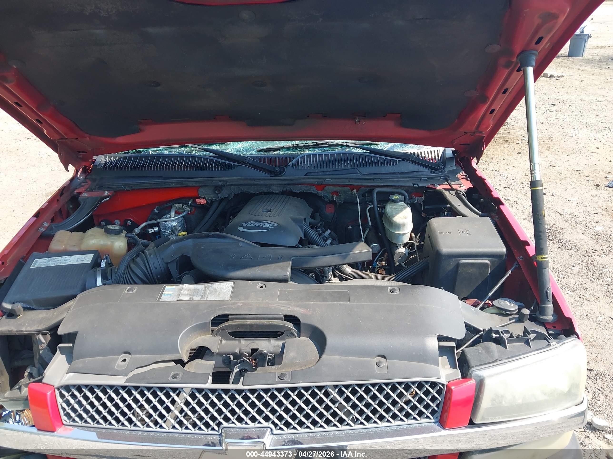 2004 Chevrolet Avalanche 1500   Red vin: 3GNEC12T64G141478