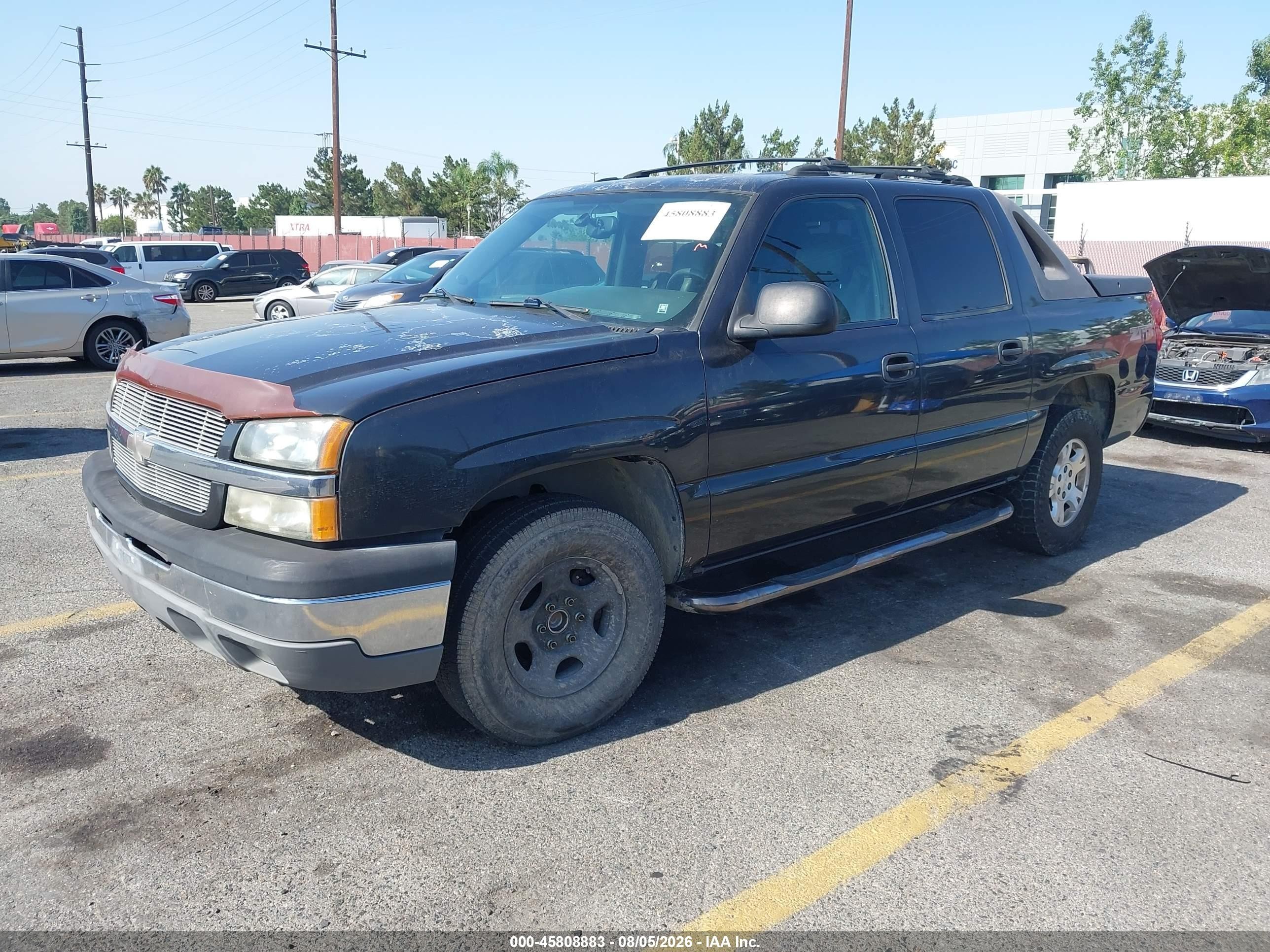 2004 Chevrolet Avalanche 1500   Black vin: 3GNEC12T64G322273
