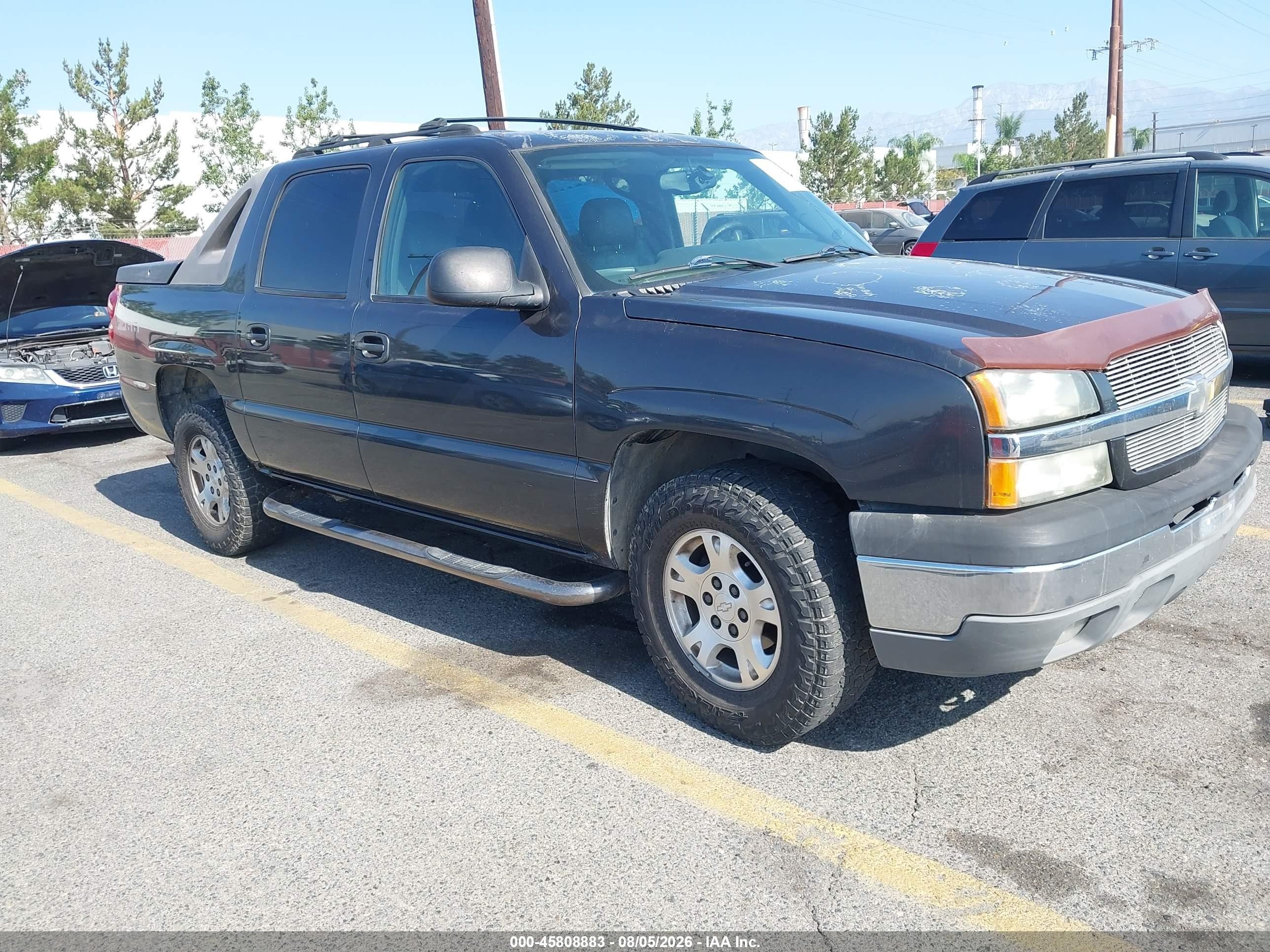 2004 Chevrolet Avalanche 1500   Black vin: 3GNEC12T64G322273