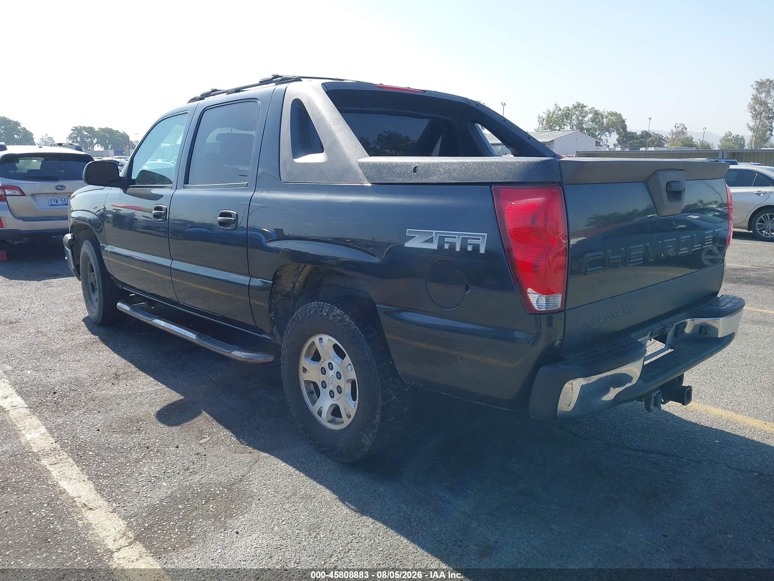 2004 Chevrolet Avalanche 1500   Black vin: 3GNEC12T64G322273