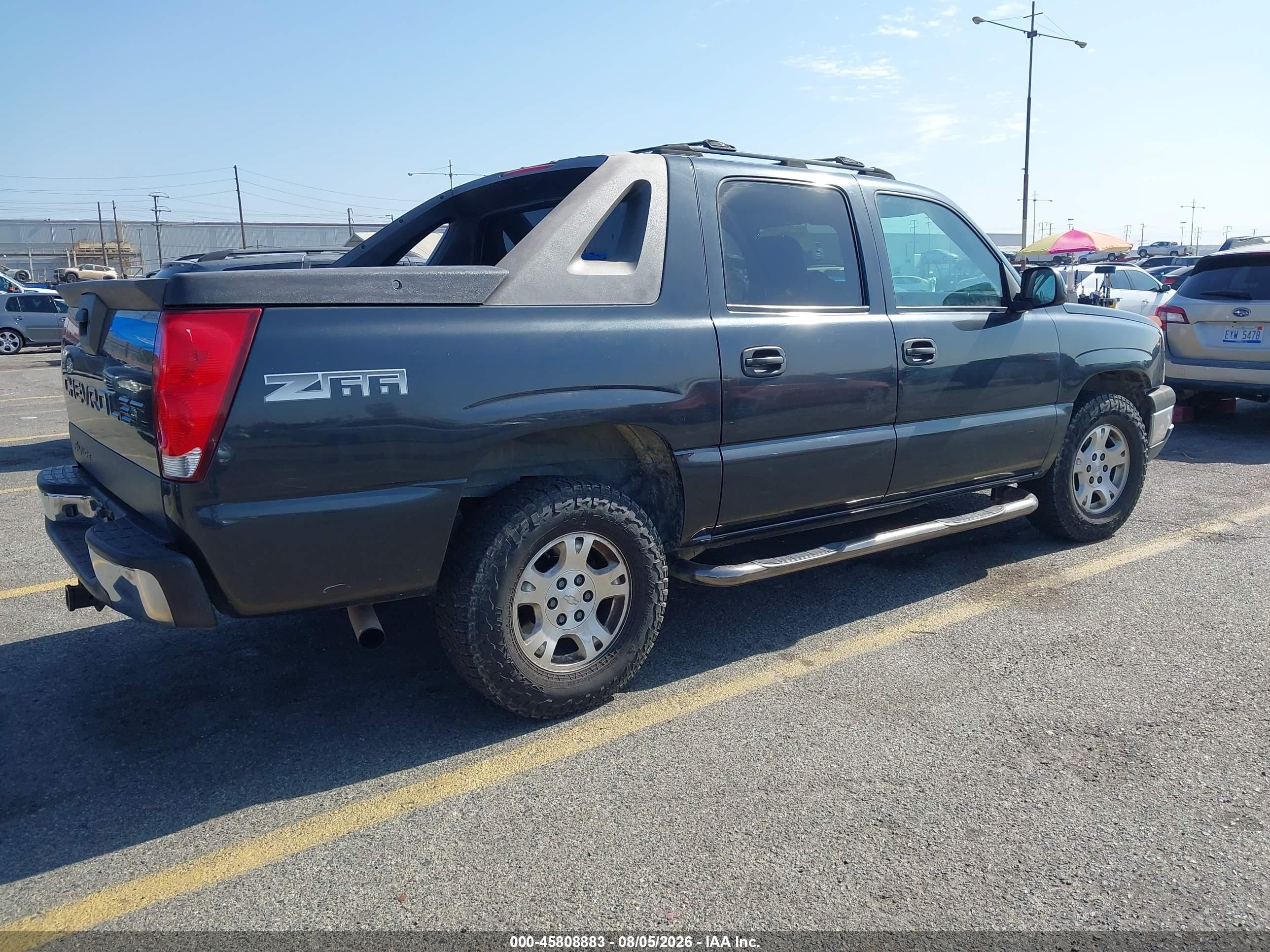 2004 Chevrolet Avalanche 1500   Black vin: 3GNEC12T64G322273