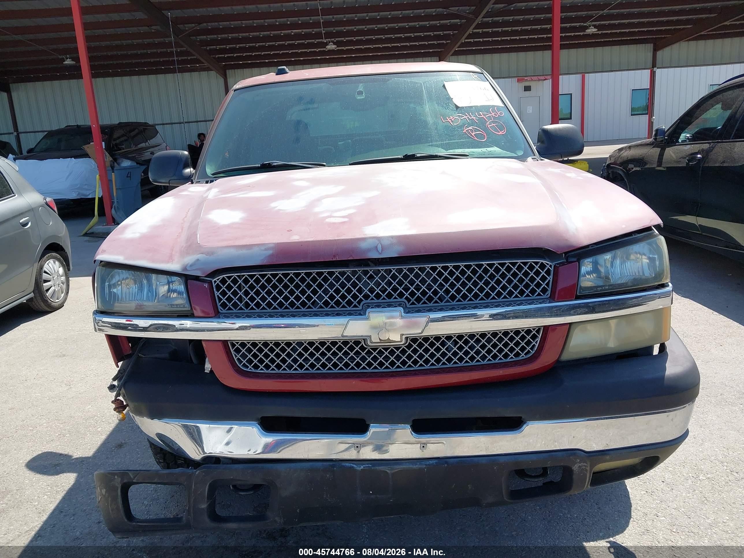 2004 Chevrolet Avalanche 1500   Burgundy vin: 3GNEC12T94G321621