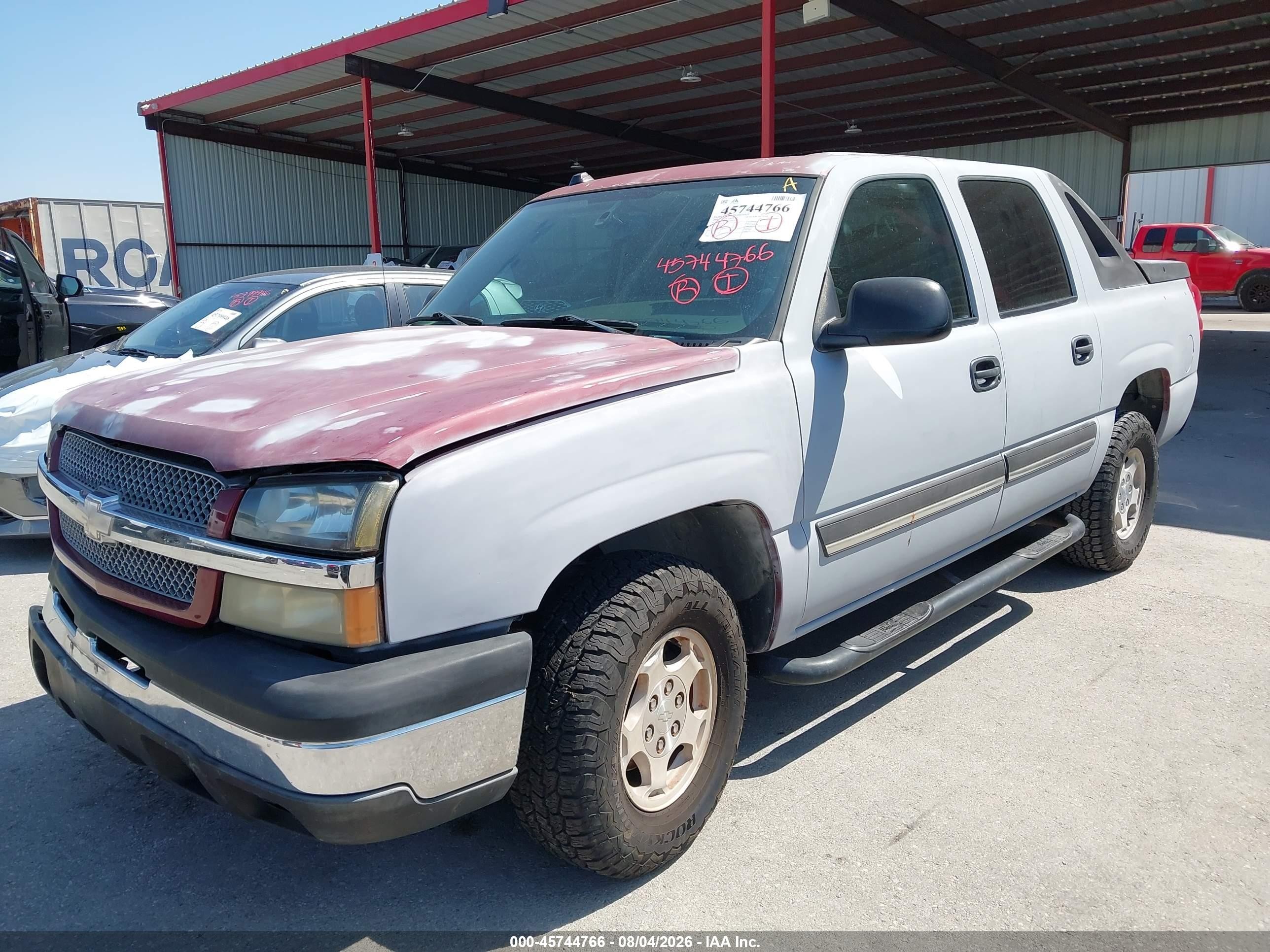 2004 Chevrolet Avalanche 1500   Burgundy vin: 3GNEC12T94G321621