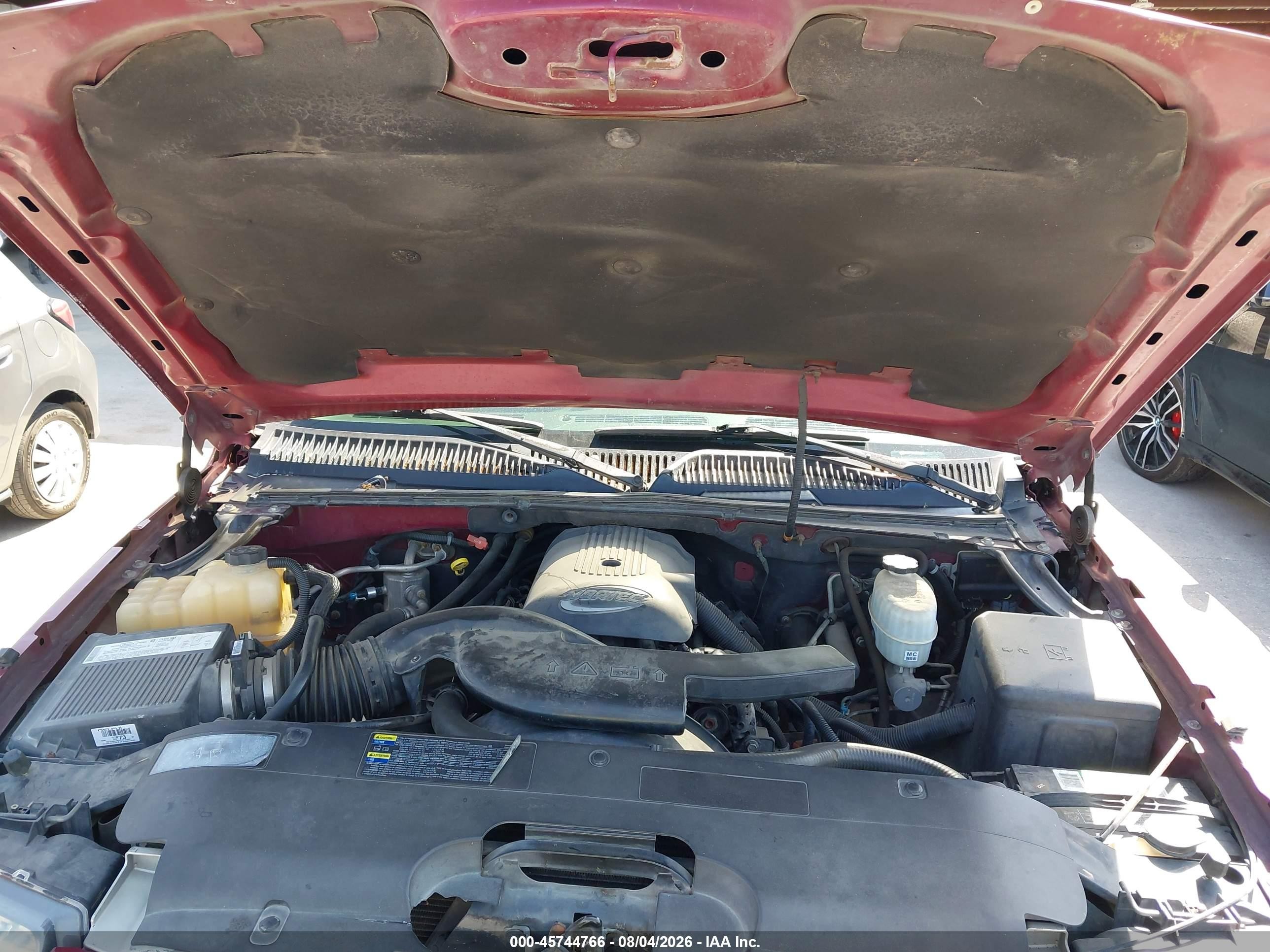 2004 Chevrolet Avalanche 1500   Burgundy vin: 3GNEC12T94G321621