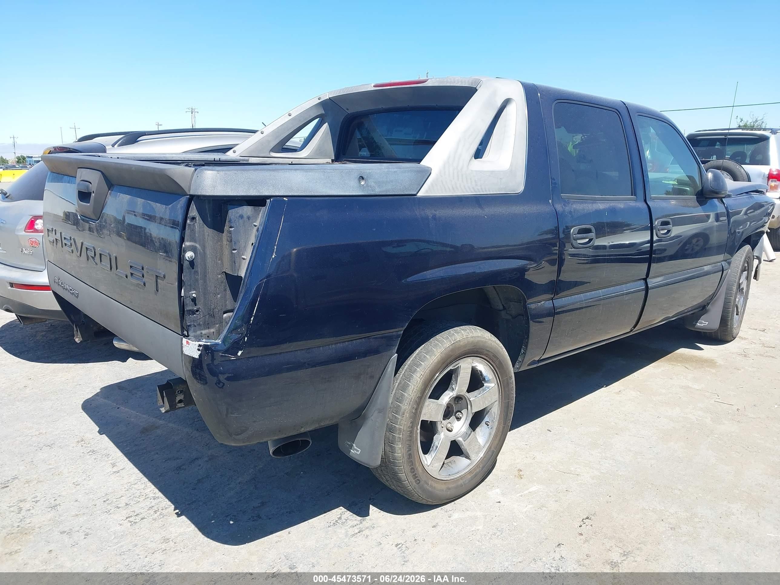 2005 Chevrolet Avalanche 1500 Ls Blue vin: 3GNEC12Z05G255885