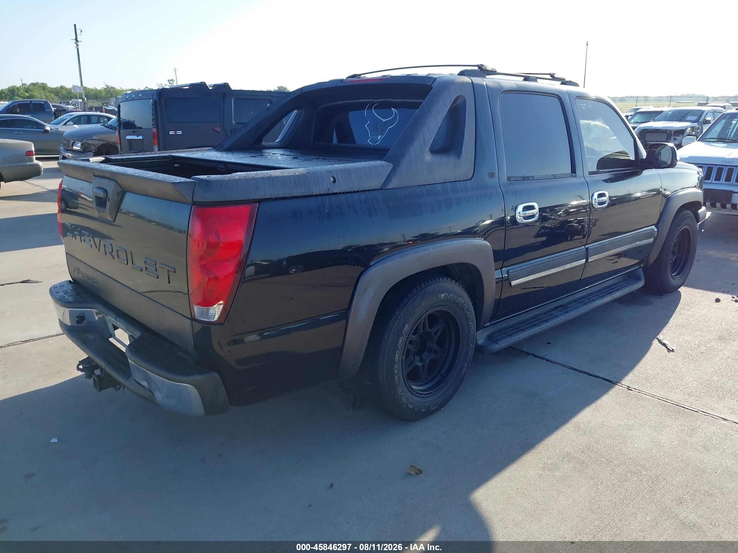 2005 Chevrolet Avalanche 1500 Z66 Black vin: 3GNEC12Z05G281743