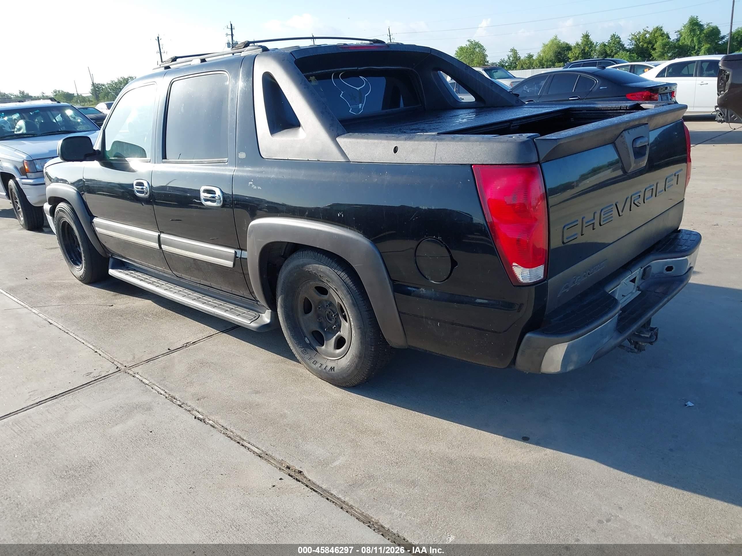 2005 Chevrolet Avalanche 1500 Z66 Black vin: 3GNEC12Z05G281743