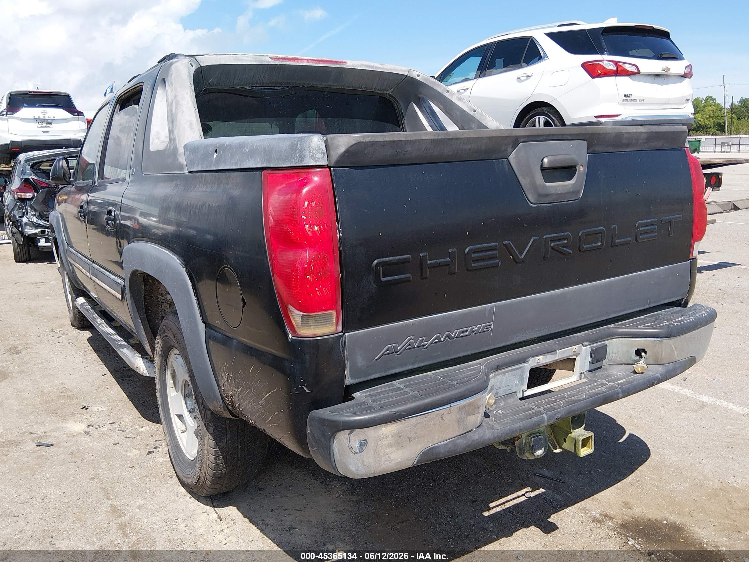 2006 Chevrolet Avalanche 1500 Z66 Черный vin: 3GNEC12Z06G244502
