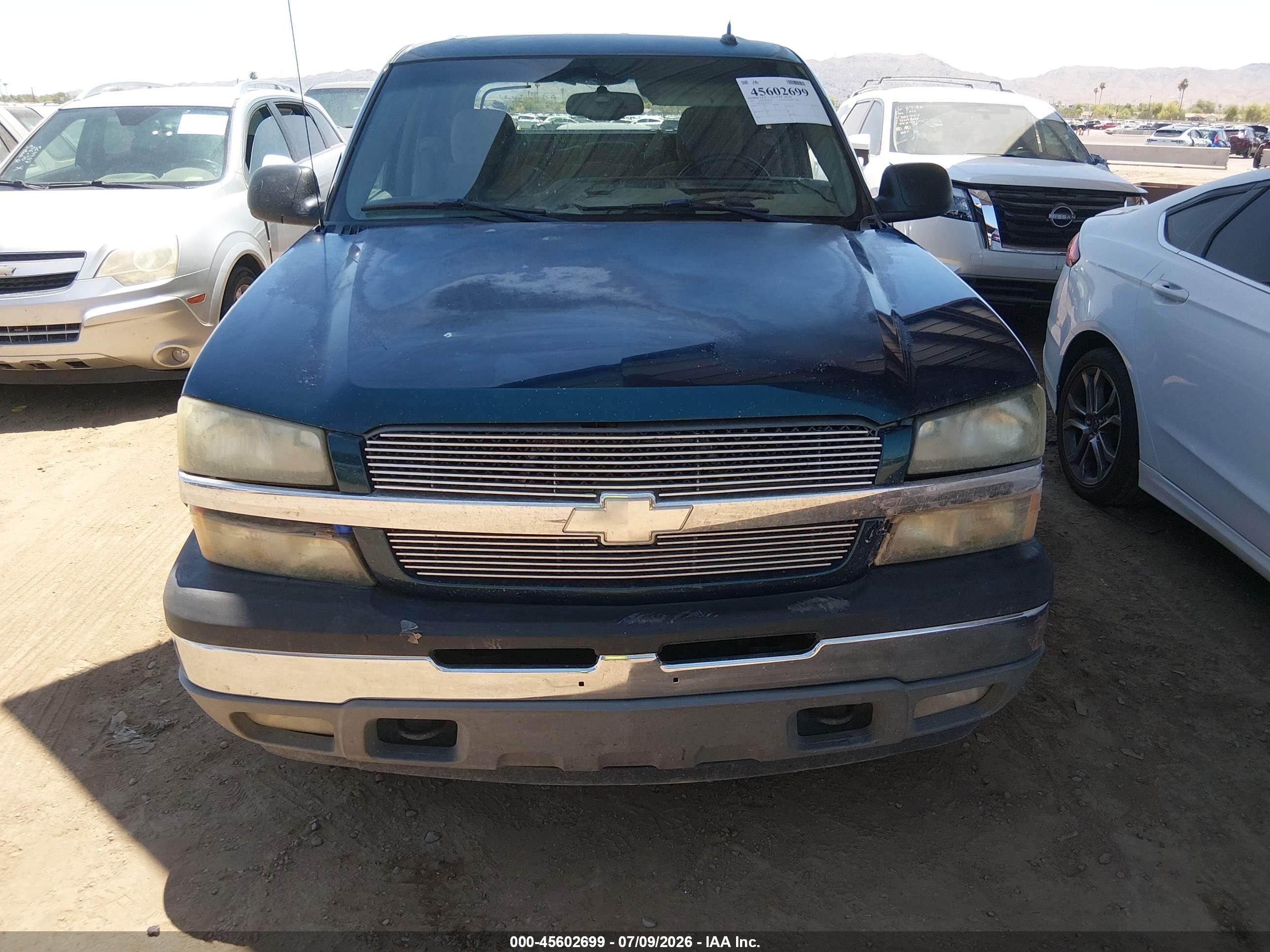 2005 Chevrolet Avalanche 1500 Ls Blue vin: 3GNEC12Z15G126375